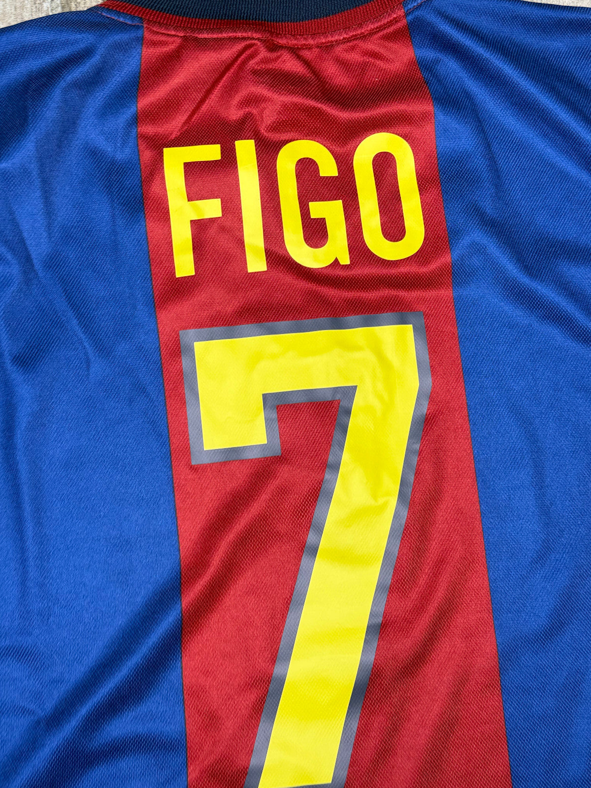Maglia calcio vintage Luis Figo Barca barcellona camiseta NIKE 1998 1999 XL