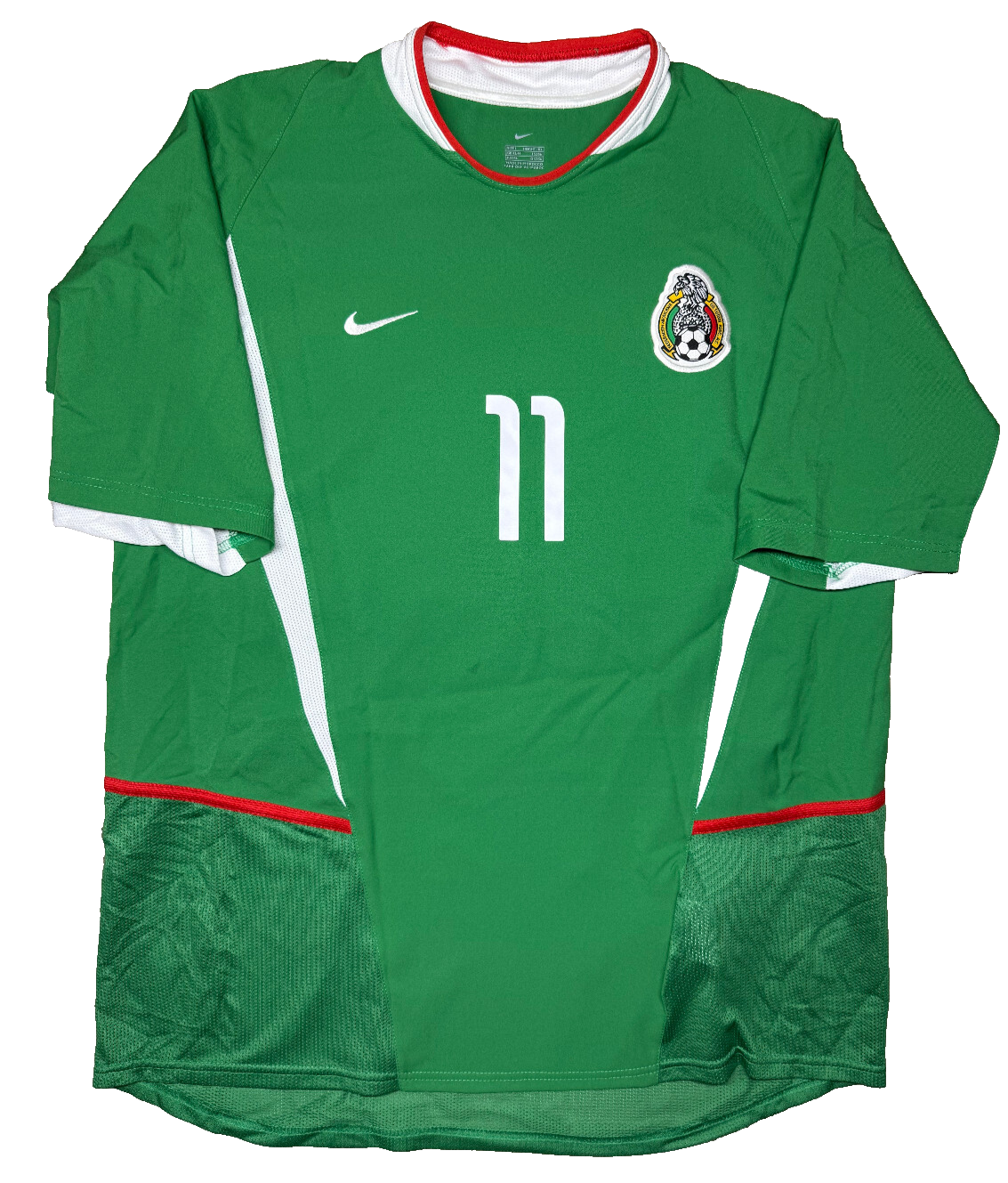 maglia calcio vintage camiseta Mexico 2003 Final Copa Oro OSORNO #11 Nike