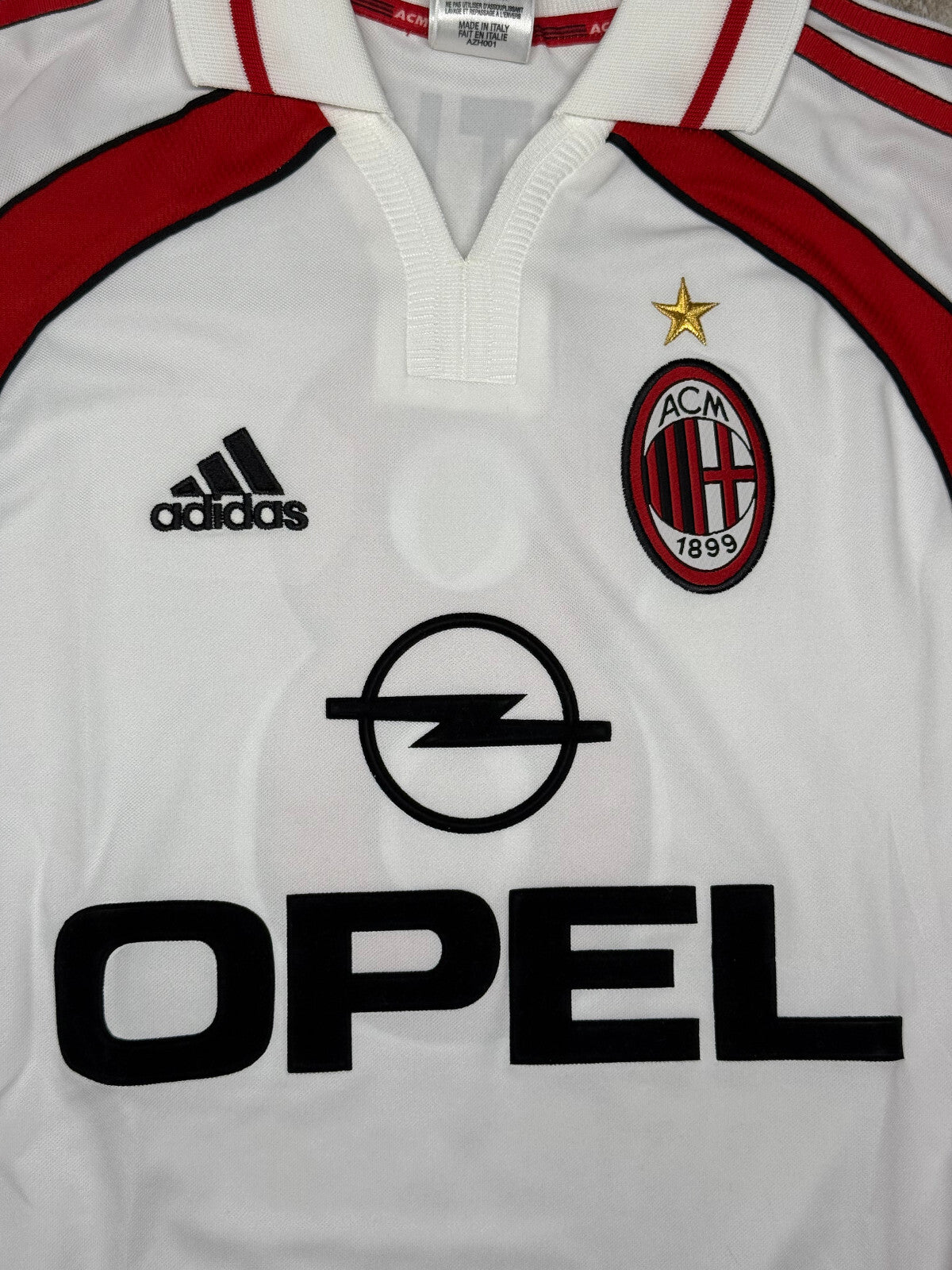 maglia calcio vintage AC Milan GATTUSO Opel 2000 2001 Away shirt jersey