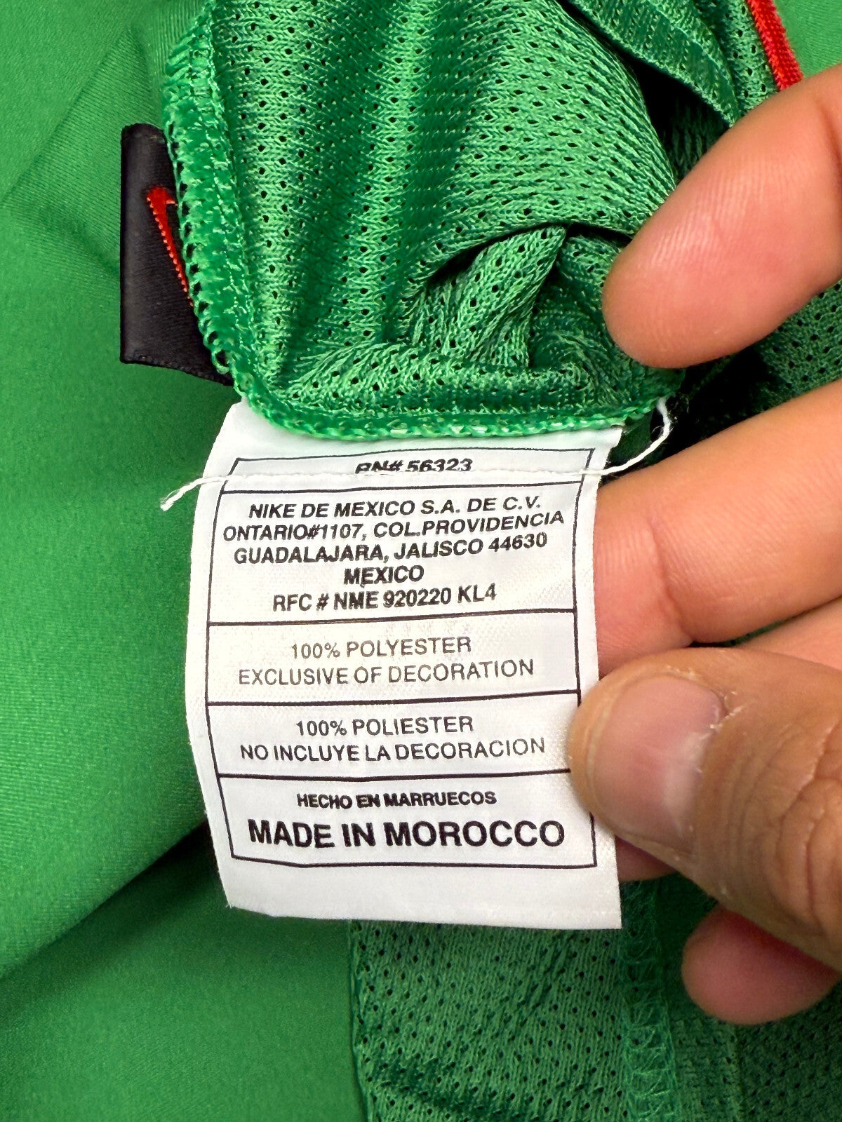 maglia calcio vintage camiseta Mexico 2003 Final Copa Oro OSORNO #11 Nike
