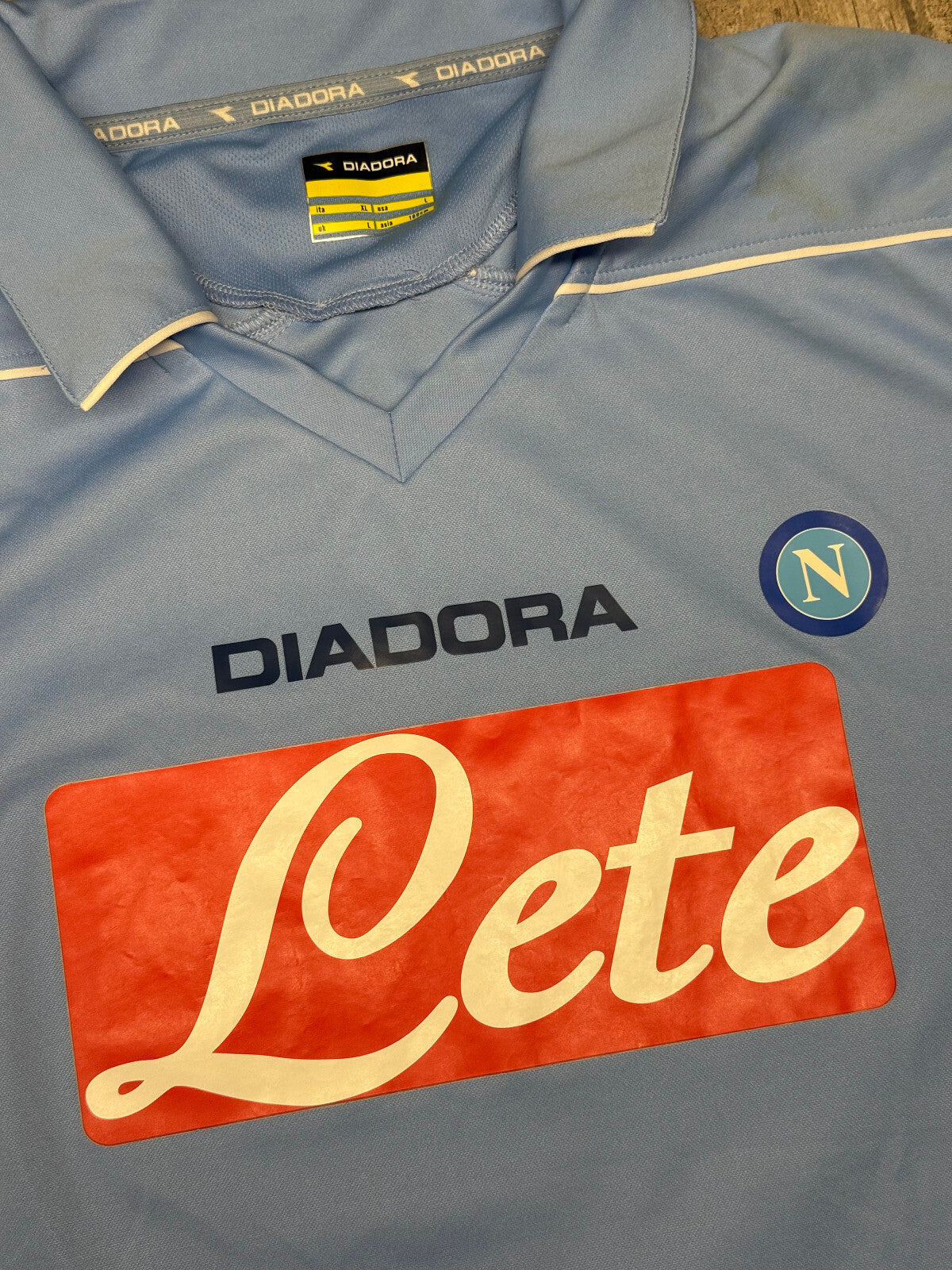 maglia calcio Napoli Hamsik 2008 2009 Home Jersey Diadora L Lete LETE
