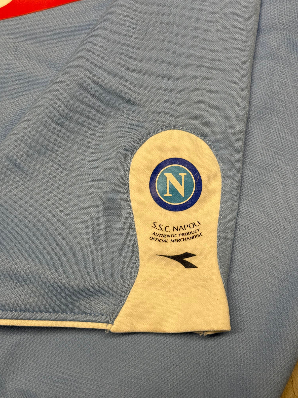 maglia calcio Napoli Hamsik 2008 2009 Home Jersey Diadora L Lete LETE