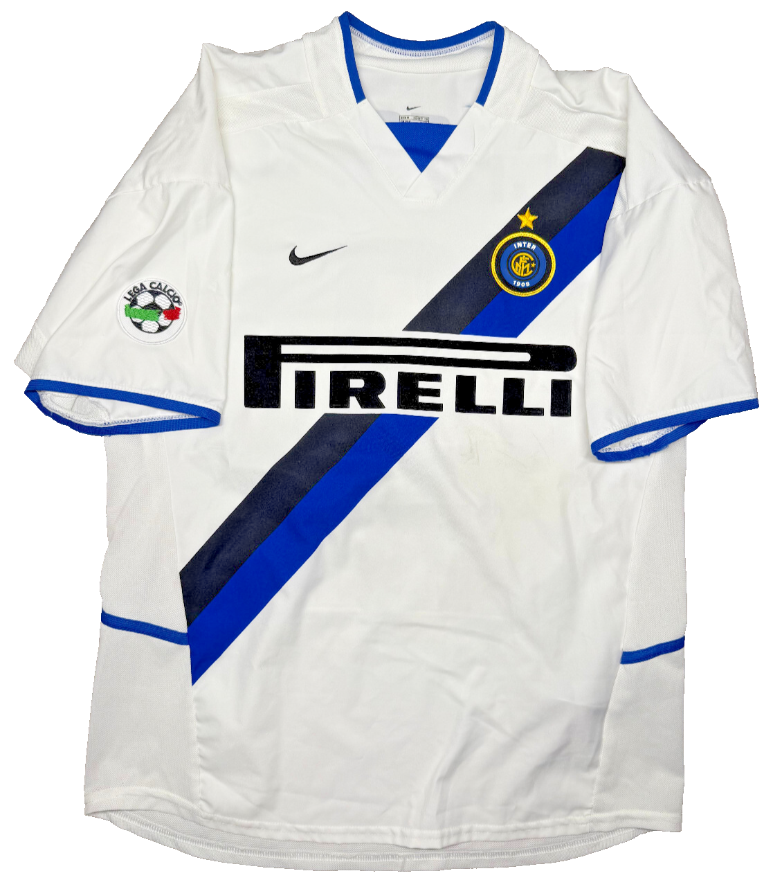 maglia calcio vintage CRESPO Inter 2002-03 away Nike Pirelli jersey shirt M