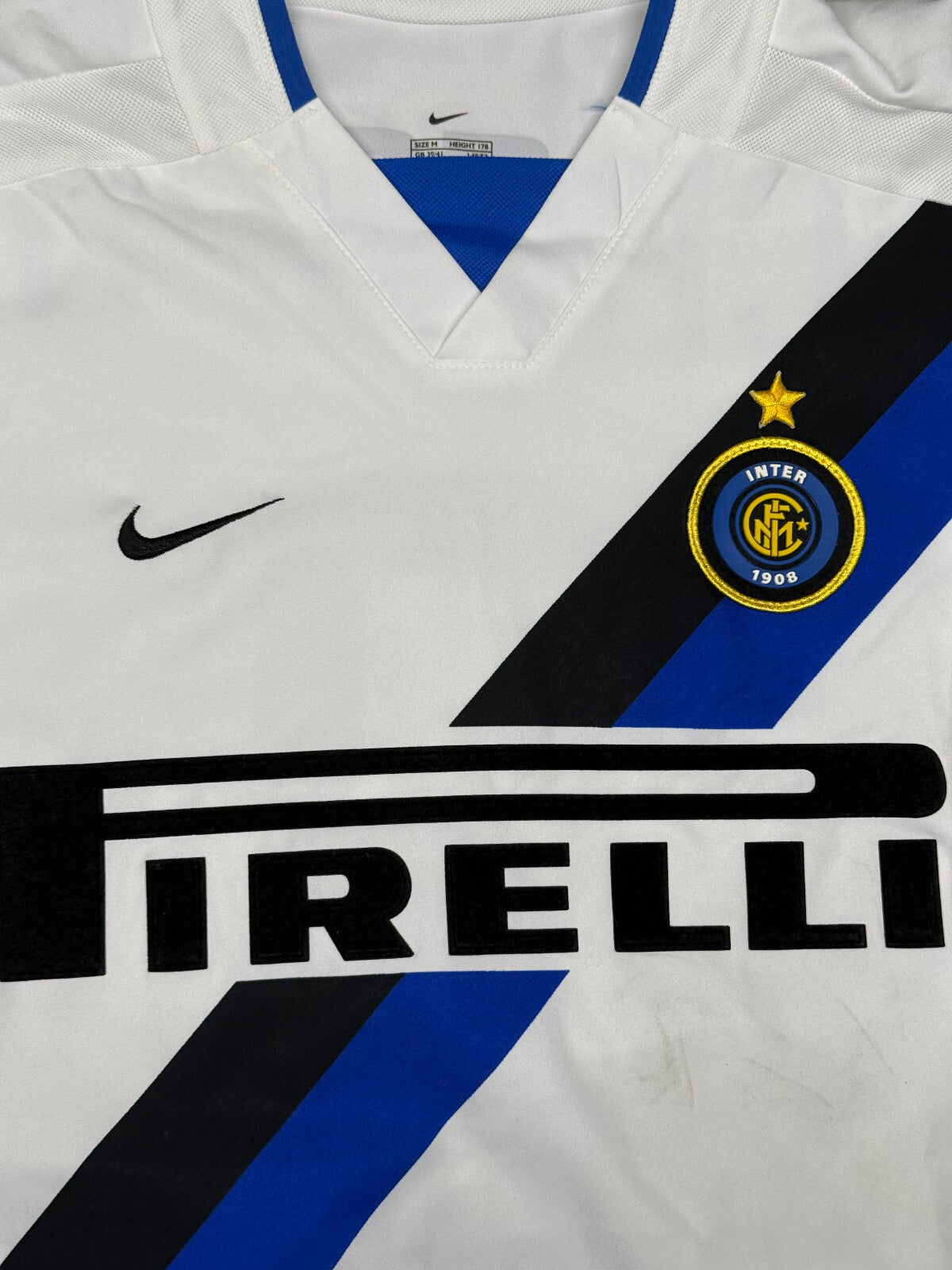 maglia calcio vintage CRESPO Inter 2002-03 away Nike Pirelli jersey shirt M