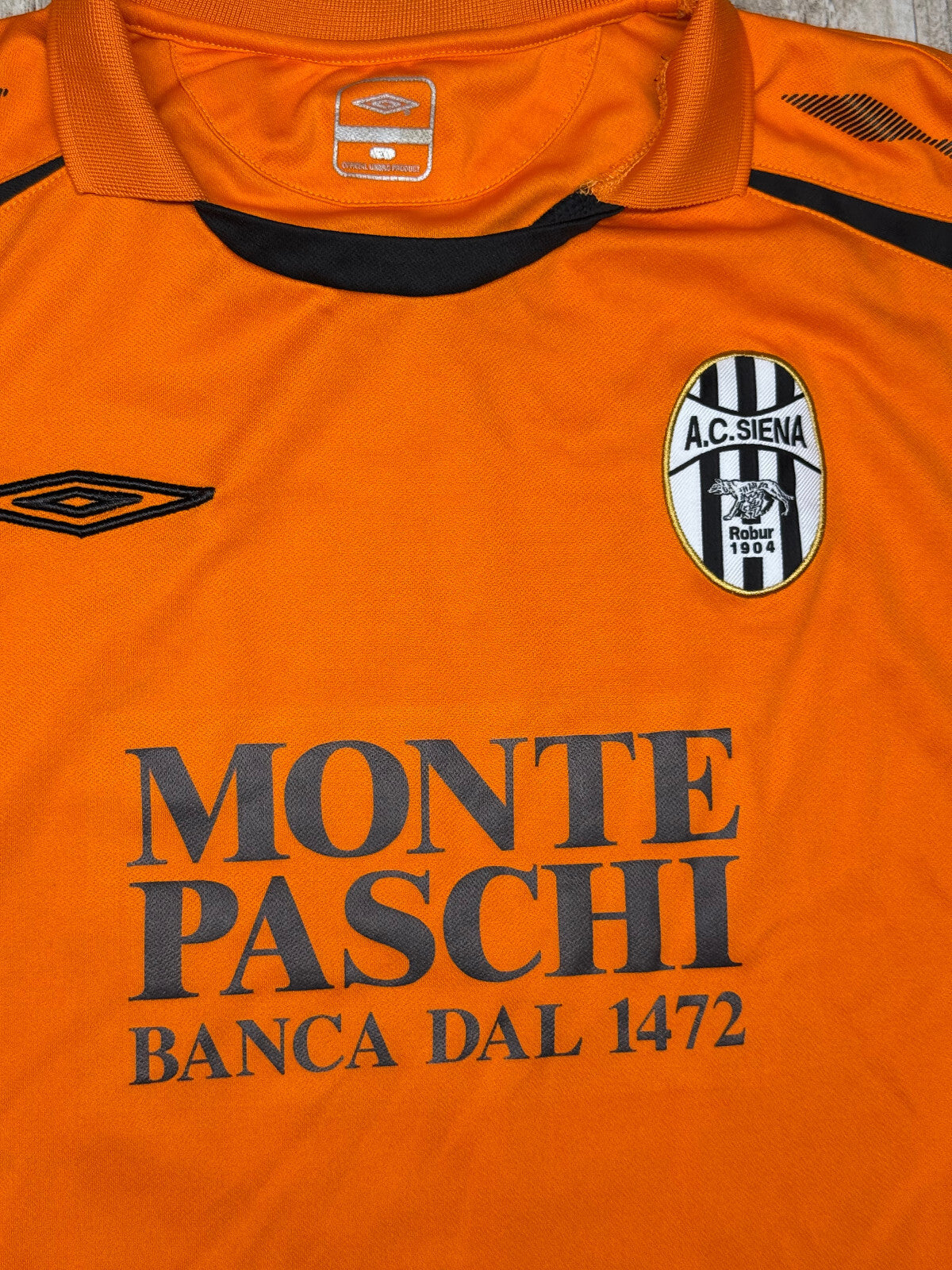 maglia calcio vintage SIENA Chiesa 2007 2008 Umbro Serie A