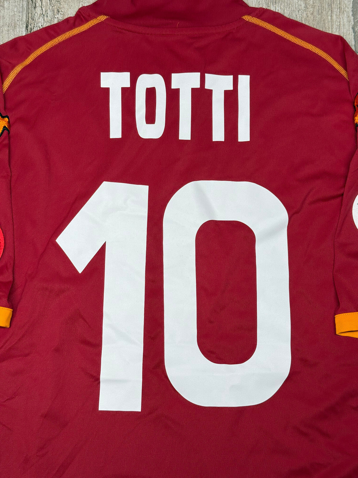 maglia calcio Roma Totti Kappa Wind 2008 2009 XL *NUOVA* vintage Gara