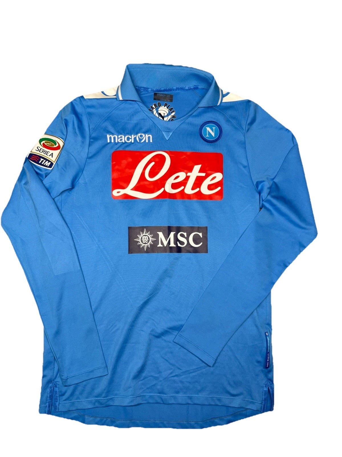 maglia calcio vintage Napoli Cavani home 2011 2012 shirt Jersey Macron L Lete