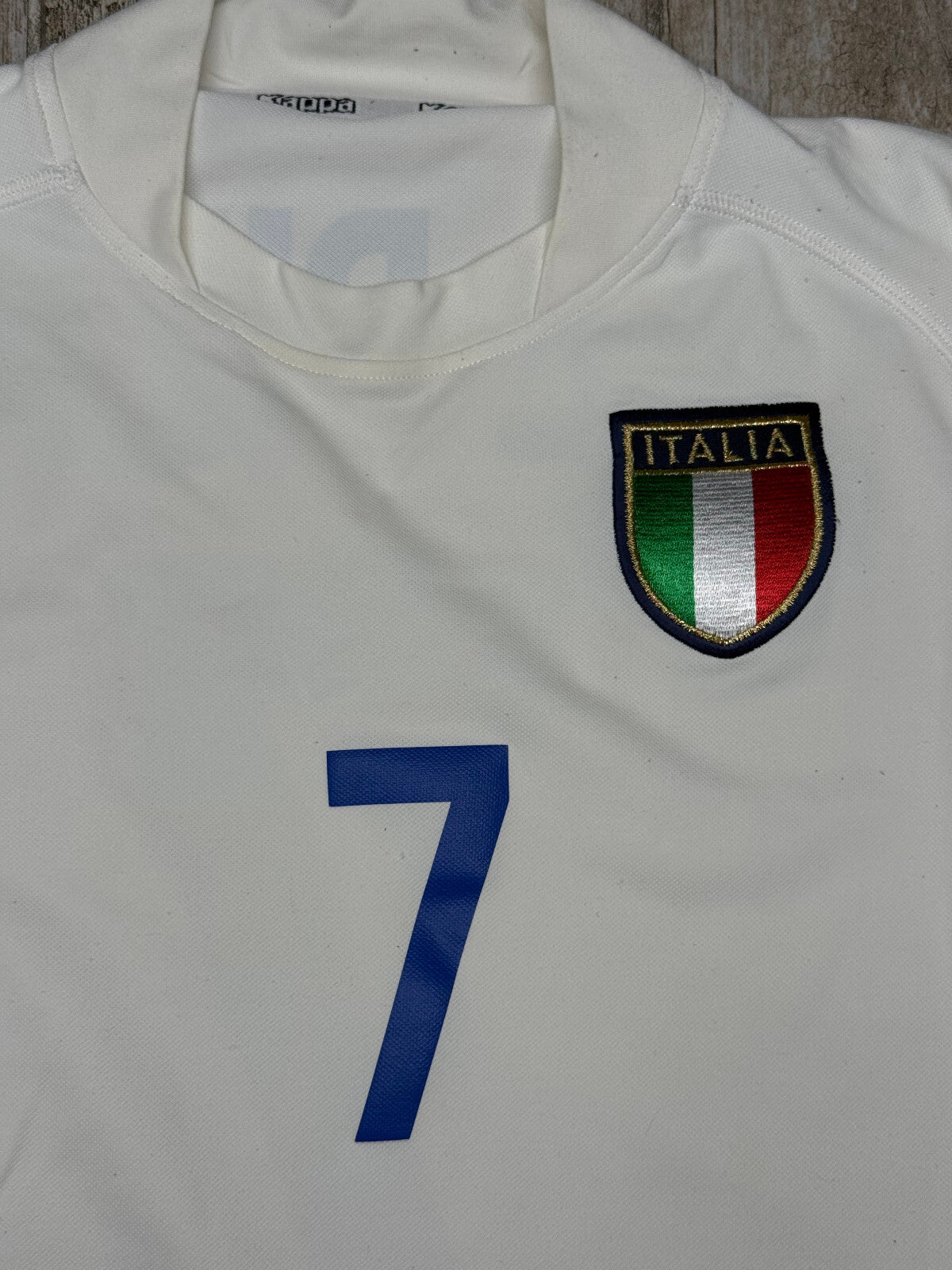 maglia calcio vintage Italia 2002 DEL PIERO World Cup Mondiali Japan Kappa Issue