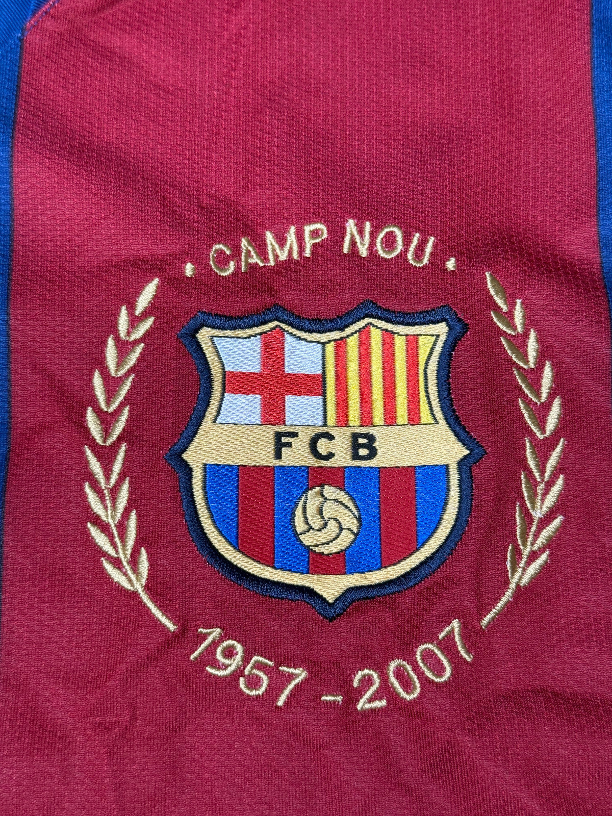 maglia calcio vintage Ronaldinho Barcellona Nike NUOVA 2007-08 XXL camiseta NEW