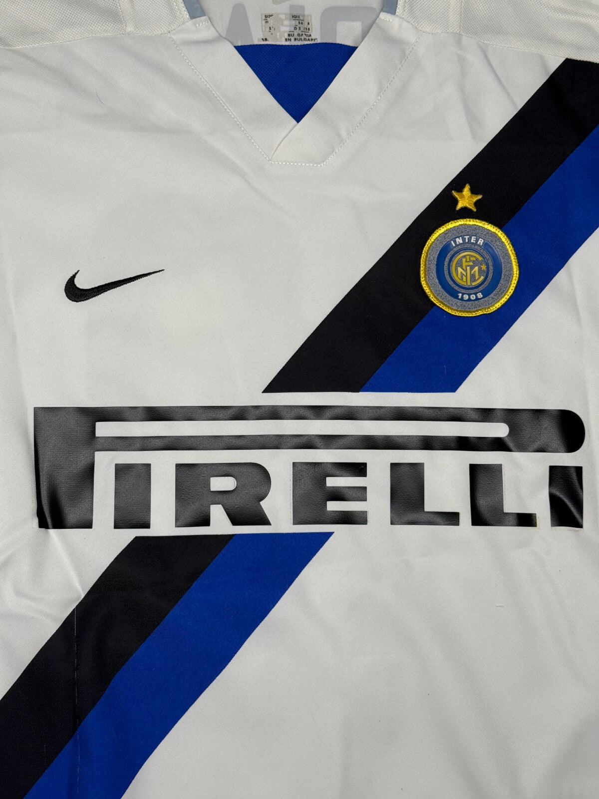 Maglia calcio vintage Inter Adriano Pirelli Nike 2003 2004 Serie A shirt jersey