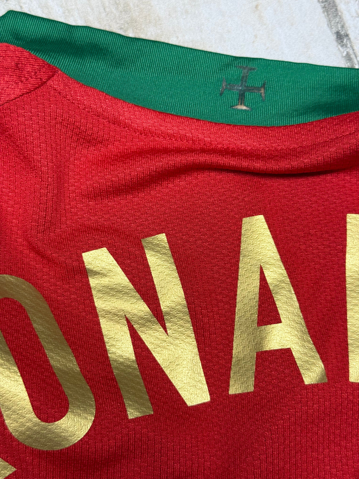 maglia vintage Cristiano Ronaldo Portugal vs Germany calcio Nike Euro 2008 XL