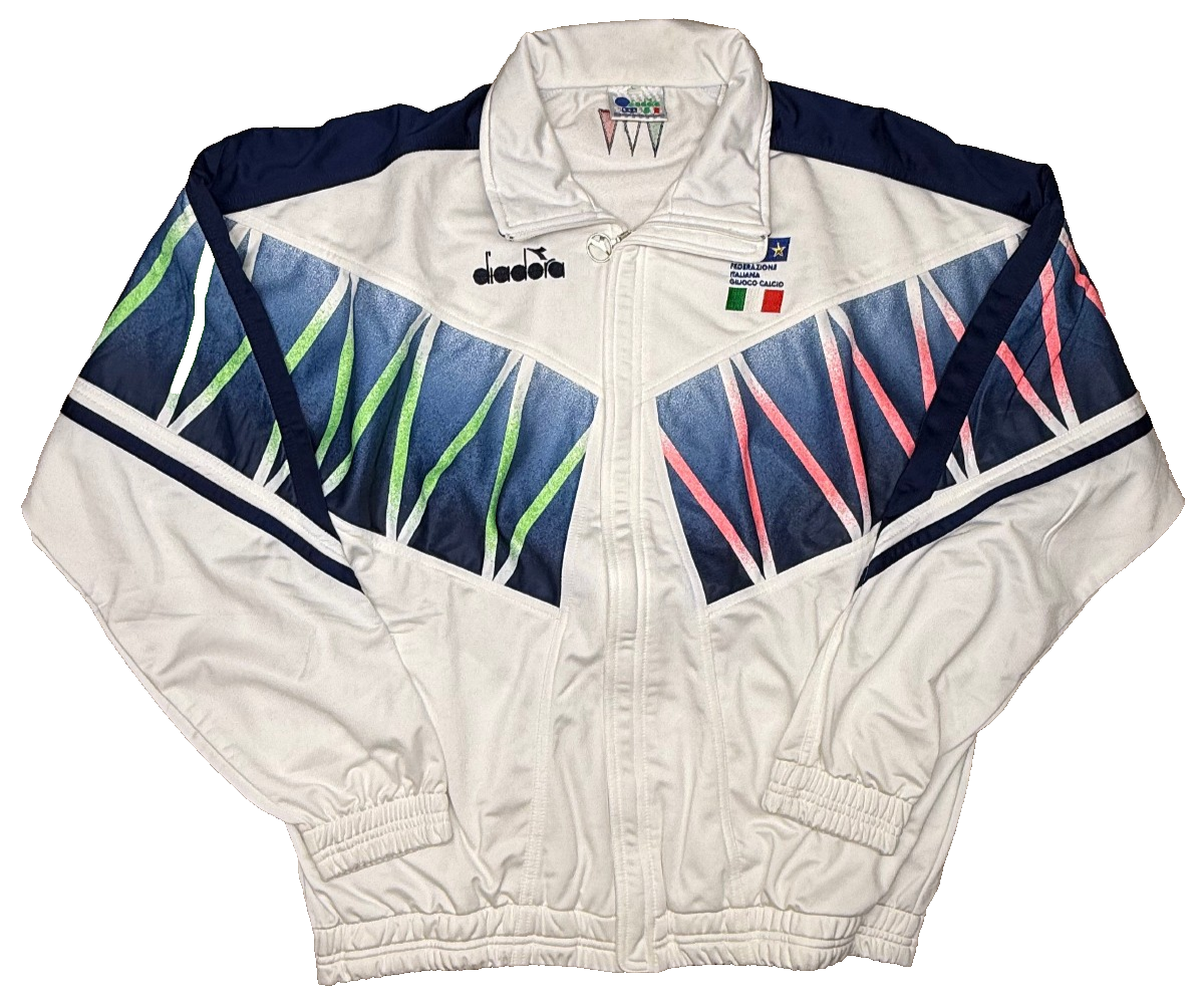 tuta giacca Italia 1994 World Cup felpa Diadora Baggio IP tracksuit completa L