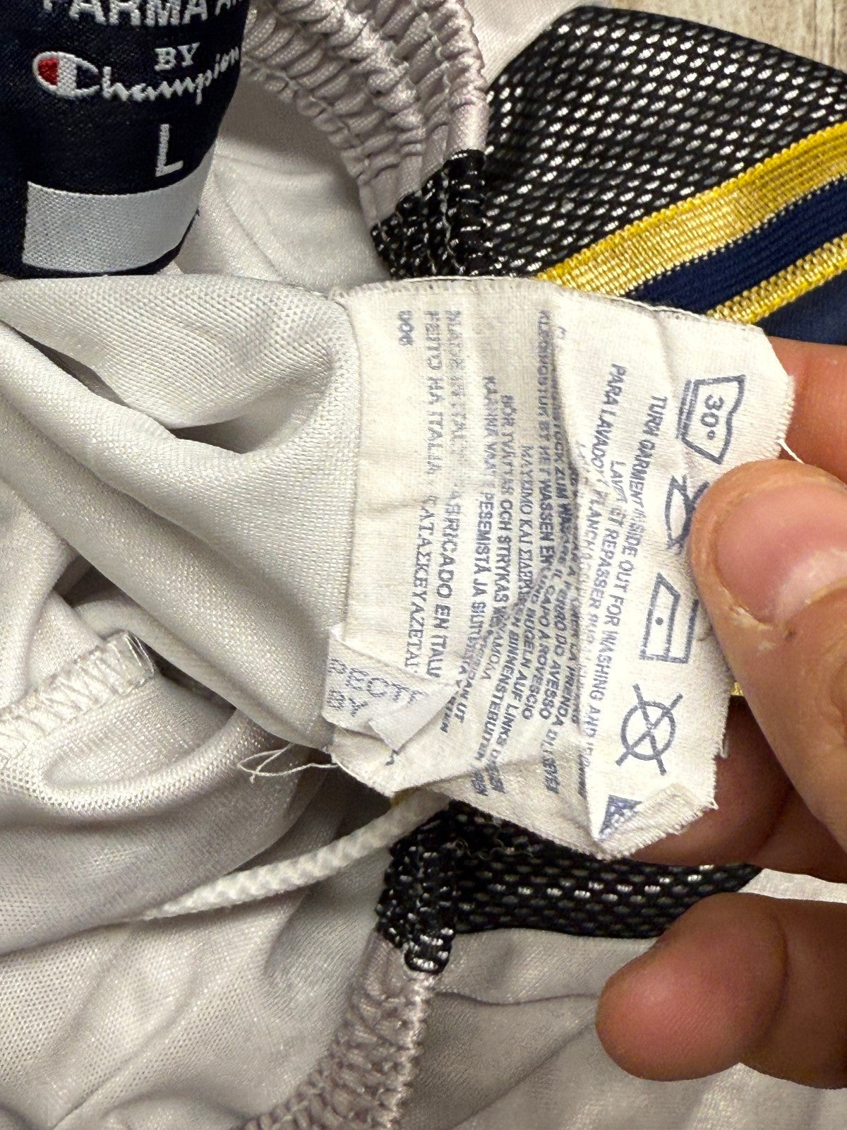 pantaloncini calcio vintage Parma Champion THURAM 2000-01 shorts player issue