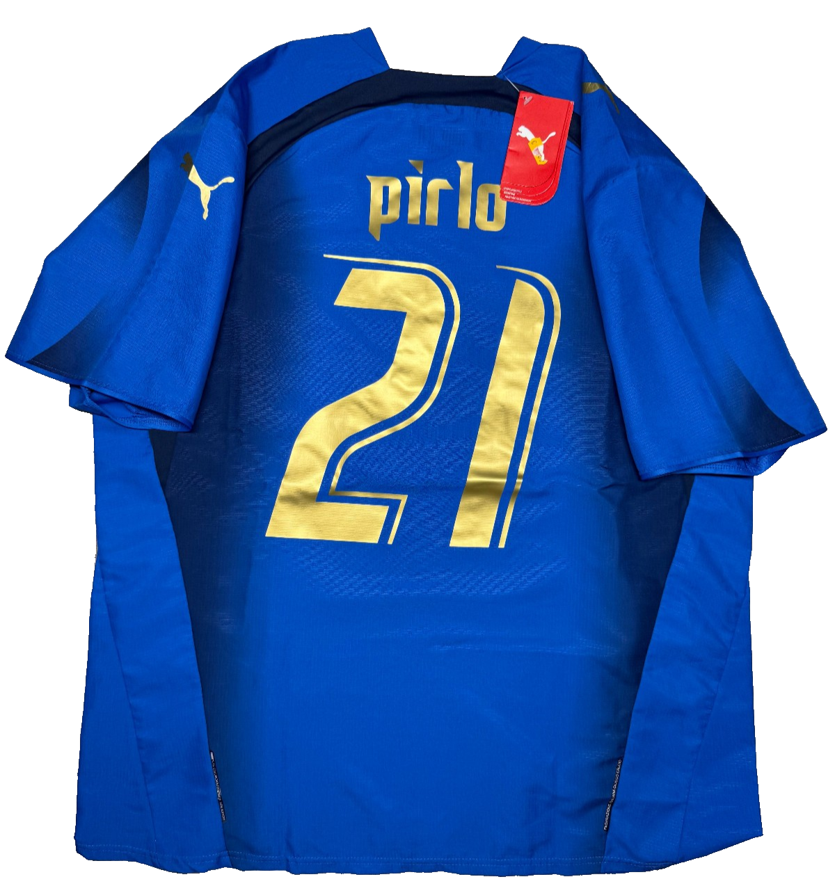 maglia calcio vintage Italia 2006 PIRLO Puma World Cup Mondiali home 4 stars