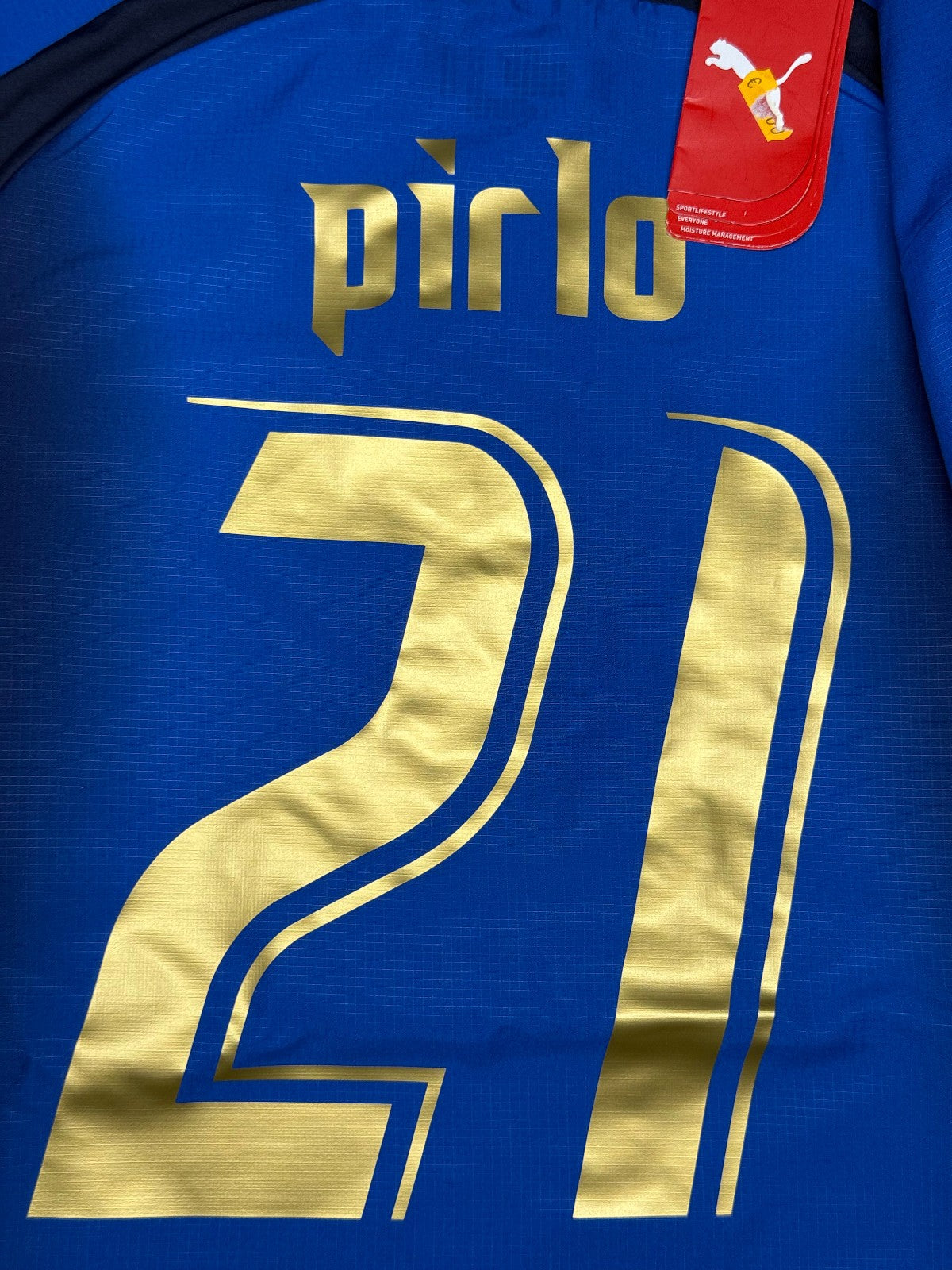 maglia calcio vintage Italia 2006 PIRLO Puma World Cup Mondiali home 4 stars