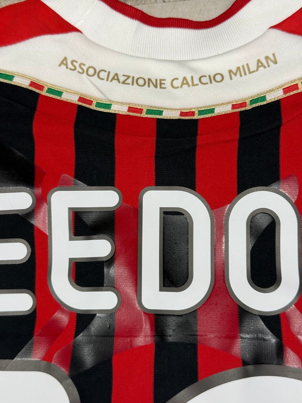 maglia calcio vintage gara AC Milan SEEDORF TECHFIT Adidas Fly Emirates 2011-12