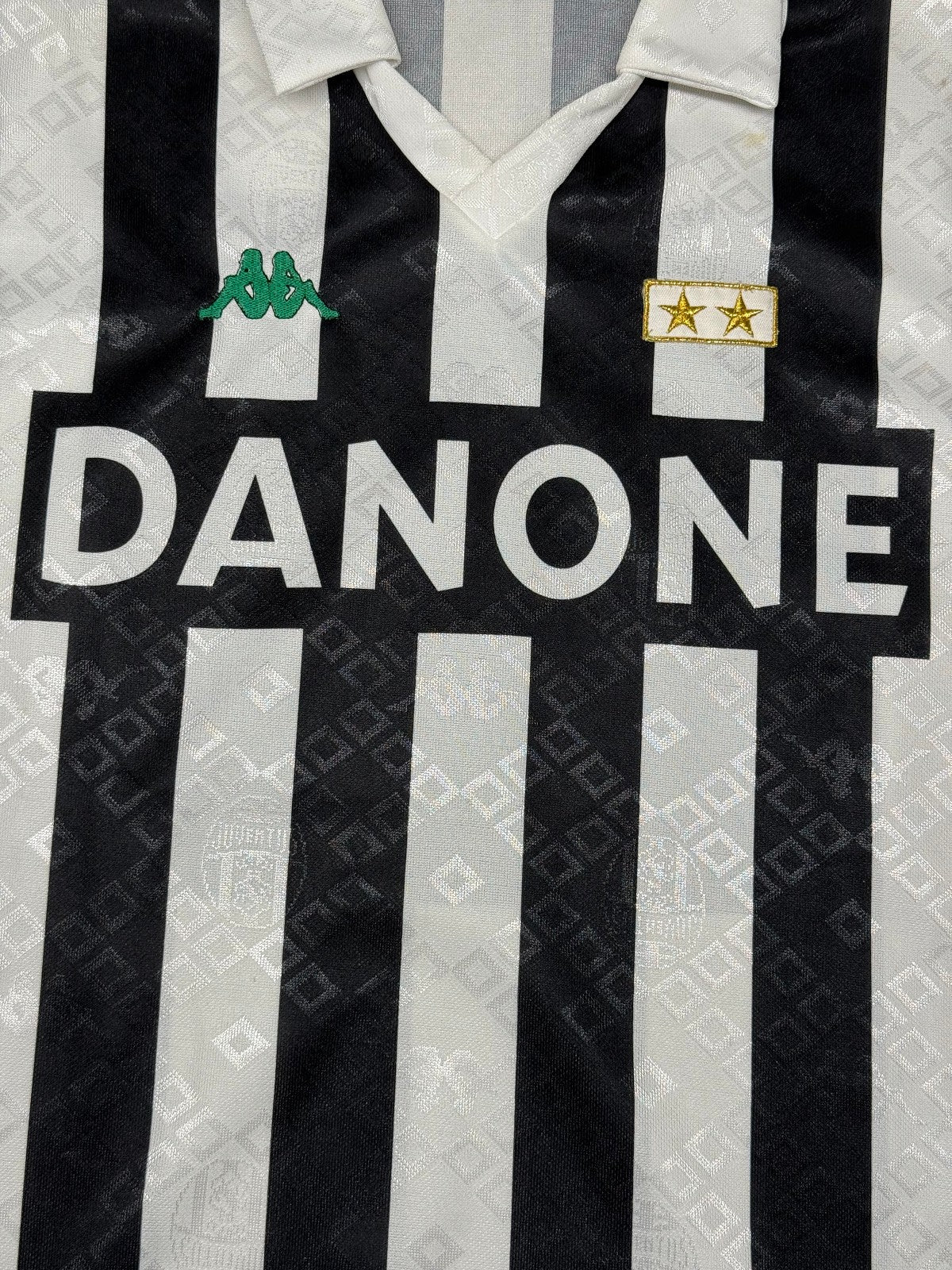 maglia juventus Baggio Roberto Home L 1993-1994 calcio DANONE Kappa jersey worn