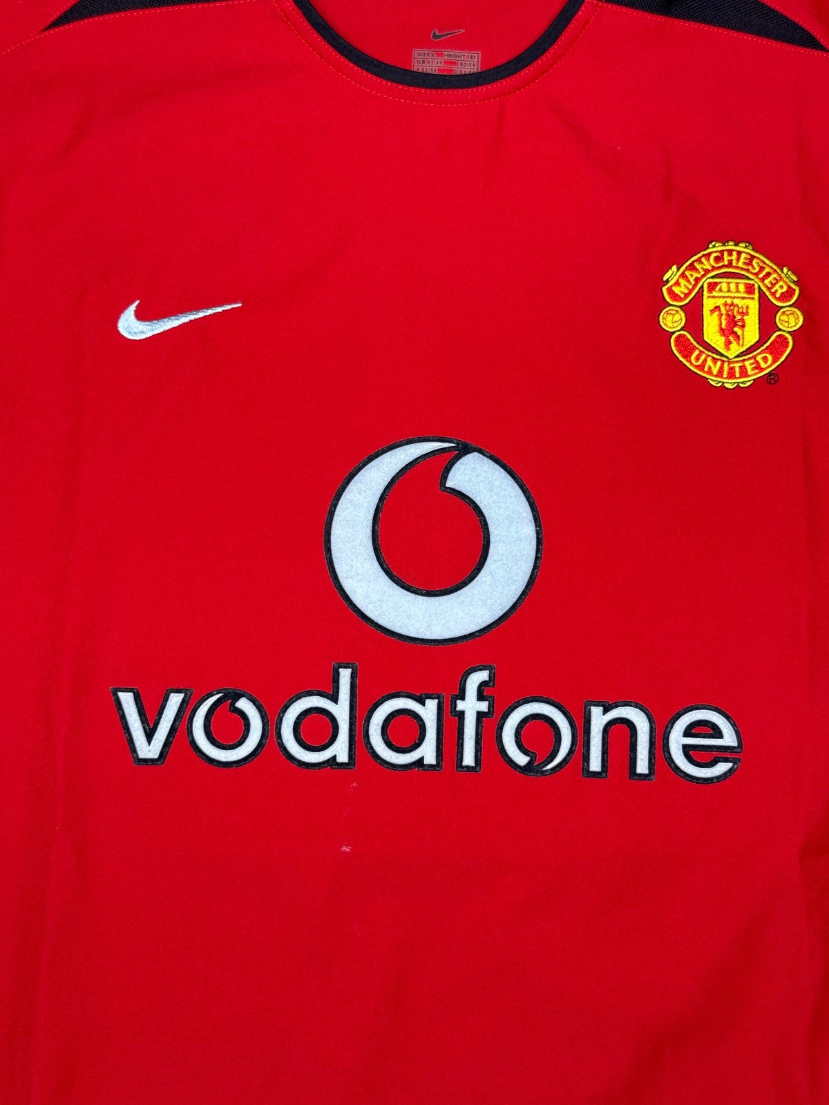 maglia manchester united 2002 2003 VERON Vodafone CR7 jersey Champions M