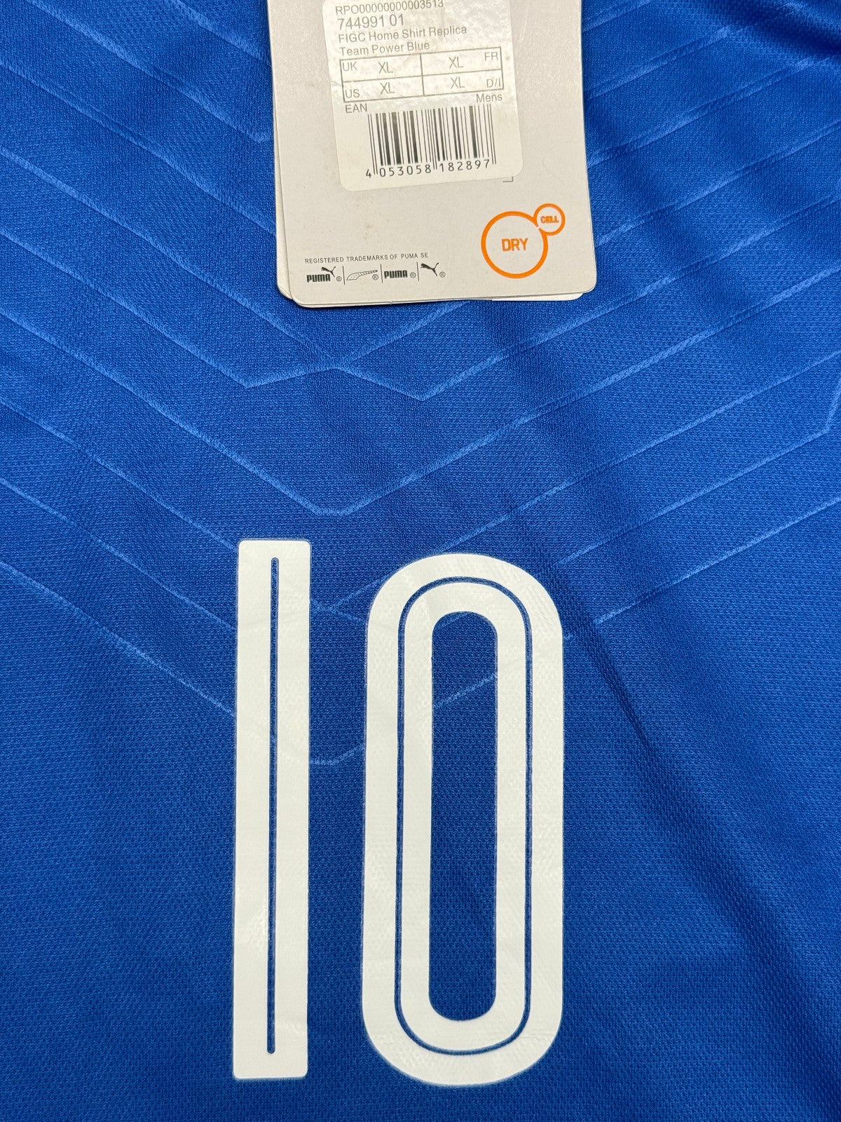 maglia italia Cassano Euro 2013 Europei Jersey home XL player issue Puma shirt