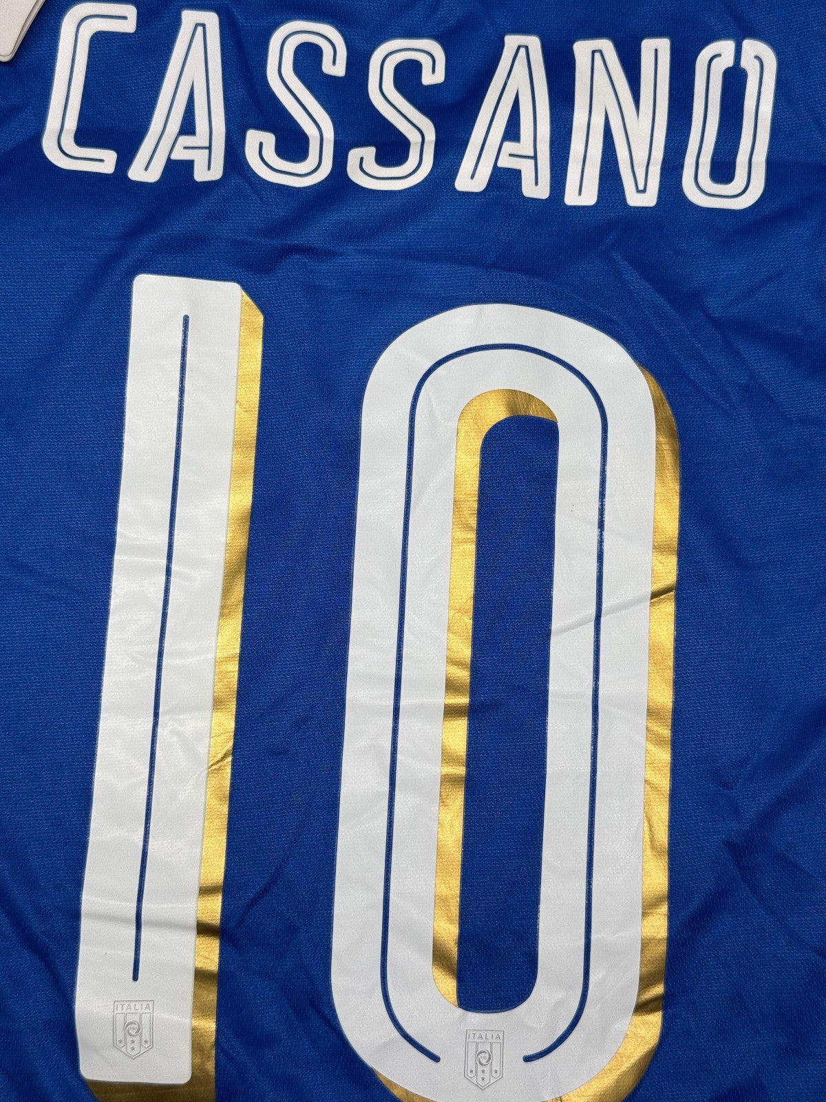 maglia italia Cassano Euro 2013 Europei Jersey home XL player issue Puma shirt
