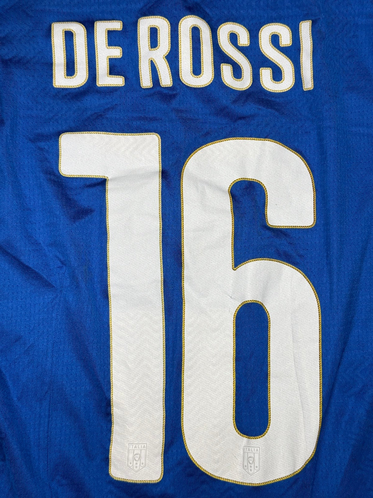 maglia italia De Rossi World Cup 2014 Jersey home XL player issue Puma shirt