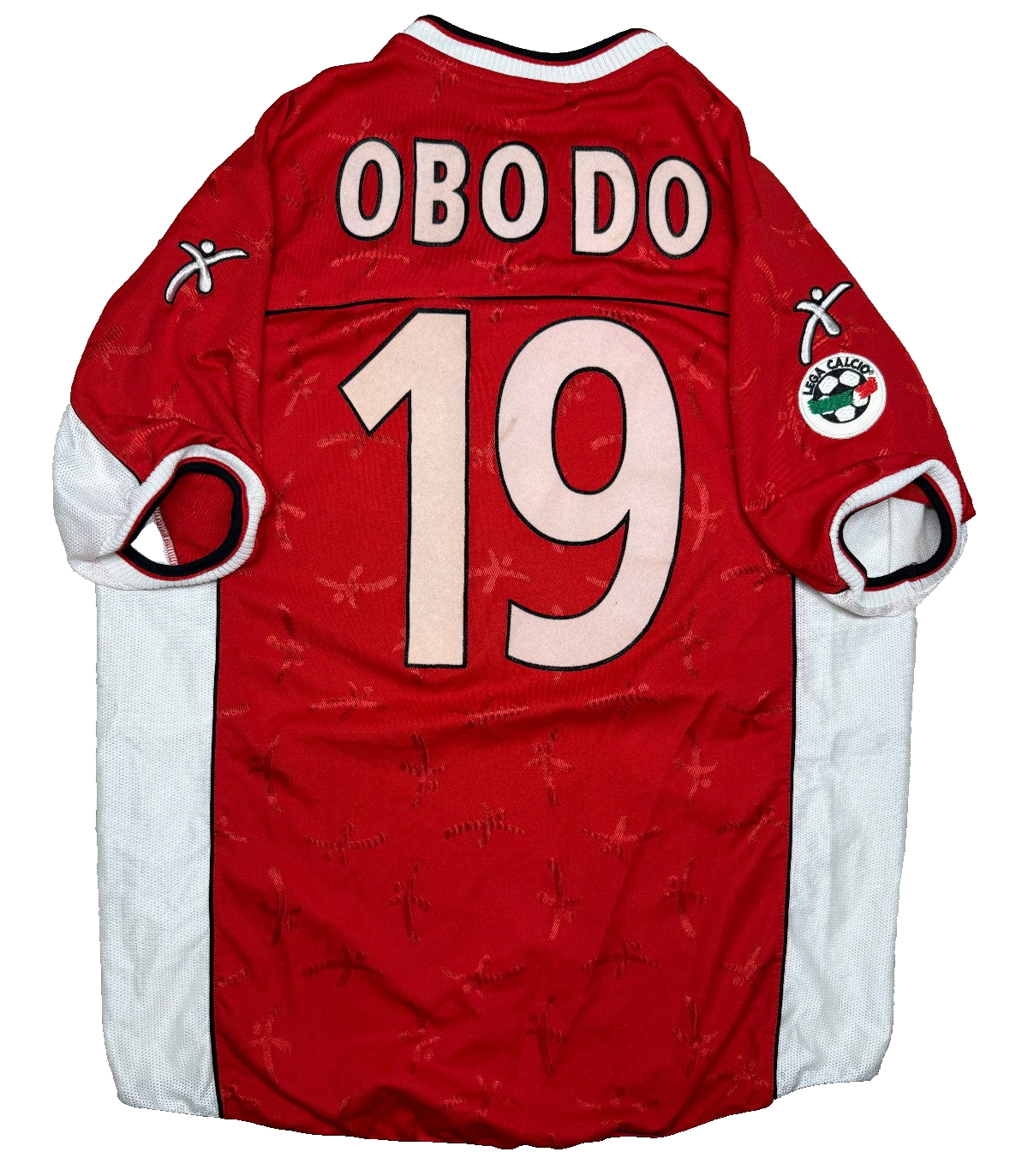 maglia calcio vintage Perugia OBODO 2002 2003 Galex Worn Serie A XL home