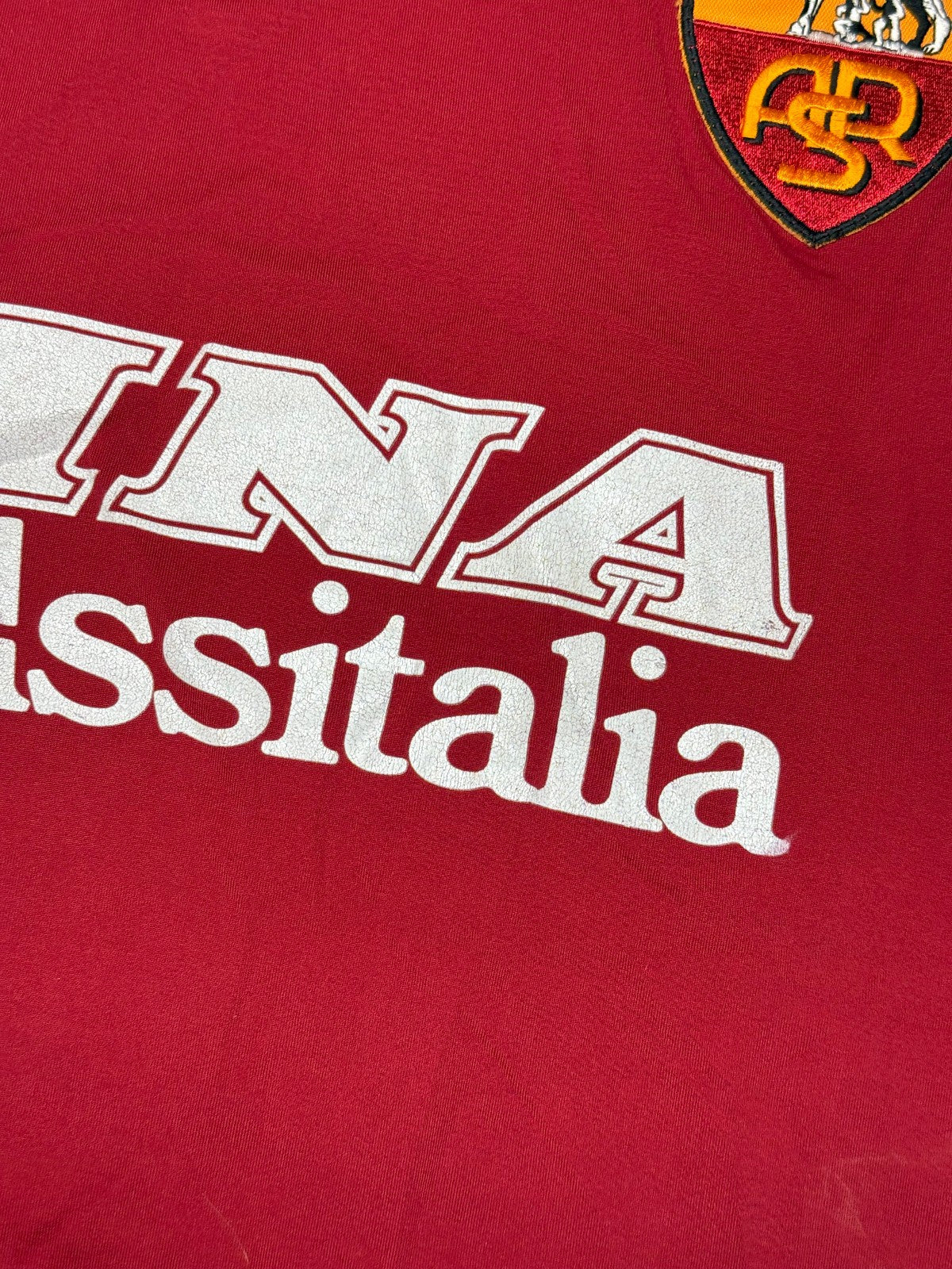 maglia calcio vintage Roma Batistuta scudetto 2000 2001 Kappa Ina Assitalia XXL