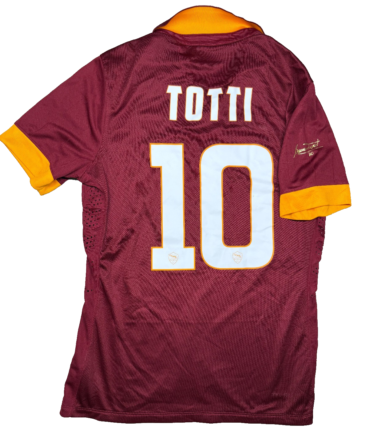 maglia calcio vintage AS Roma player issue TOTTI 2014 2015 Nike authentic