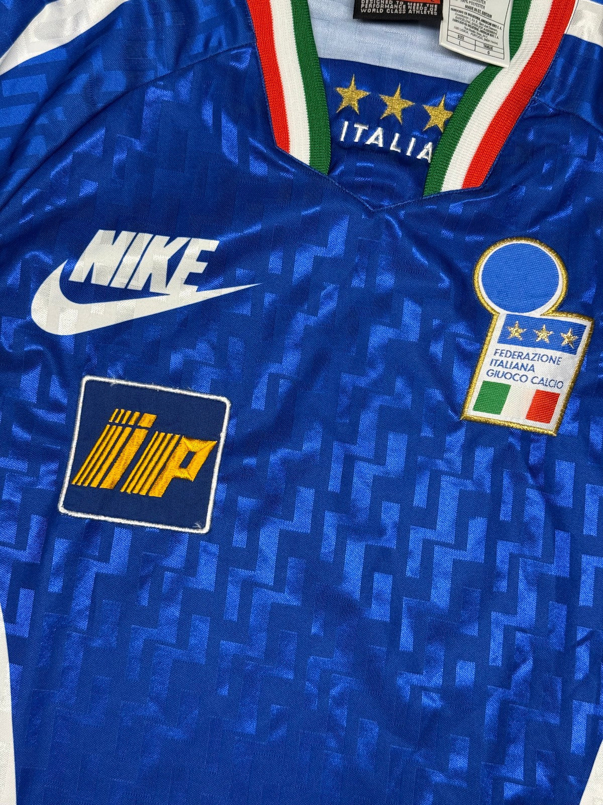 maglia calcio vintage ITALIA FIGC Nike 1998 Baggio Del Piero training shirt