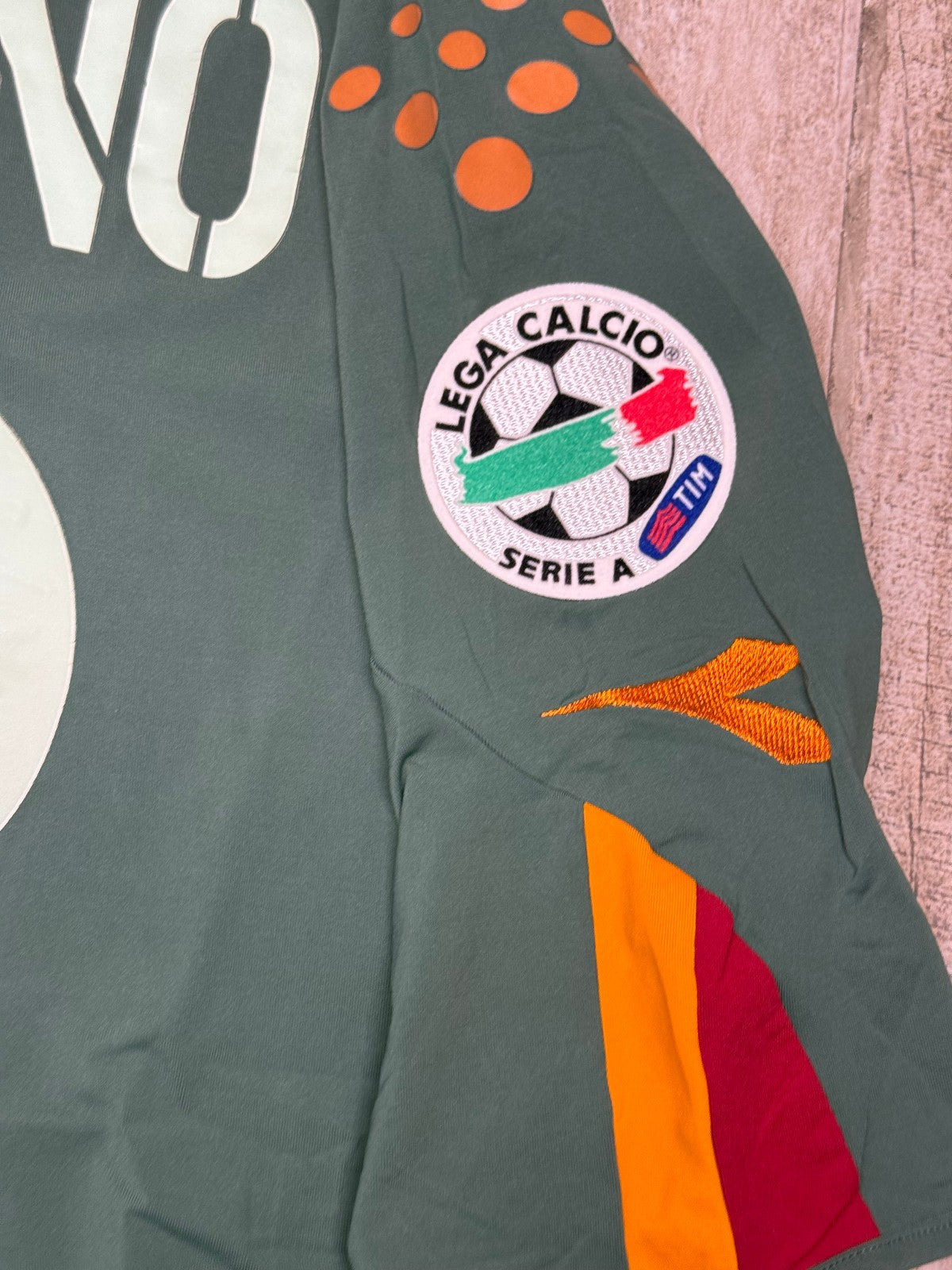 Maglia calcio vintage Cassano AS Roma JERSEY SHIRT 2004 2005 MAZDA Diadora