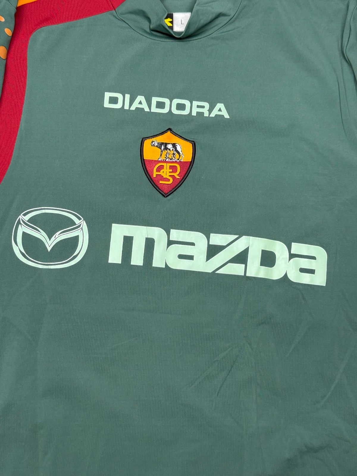 Maglia calcio vintage Cassano AS Roma JERSEY SHIRT 2004 2005 MAZDA Diadora