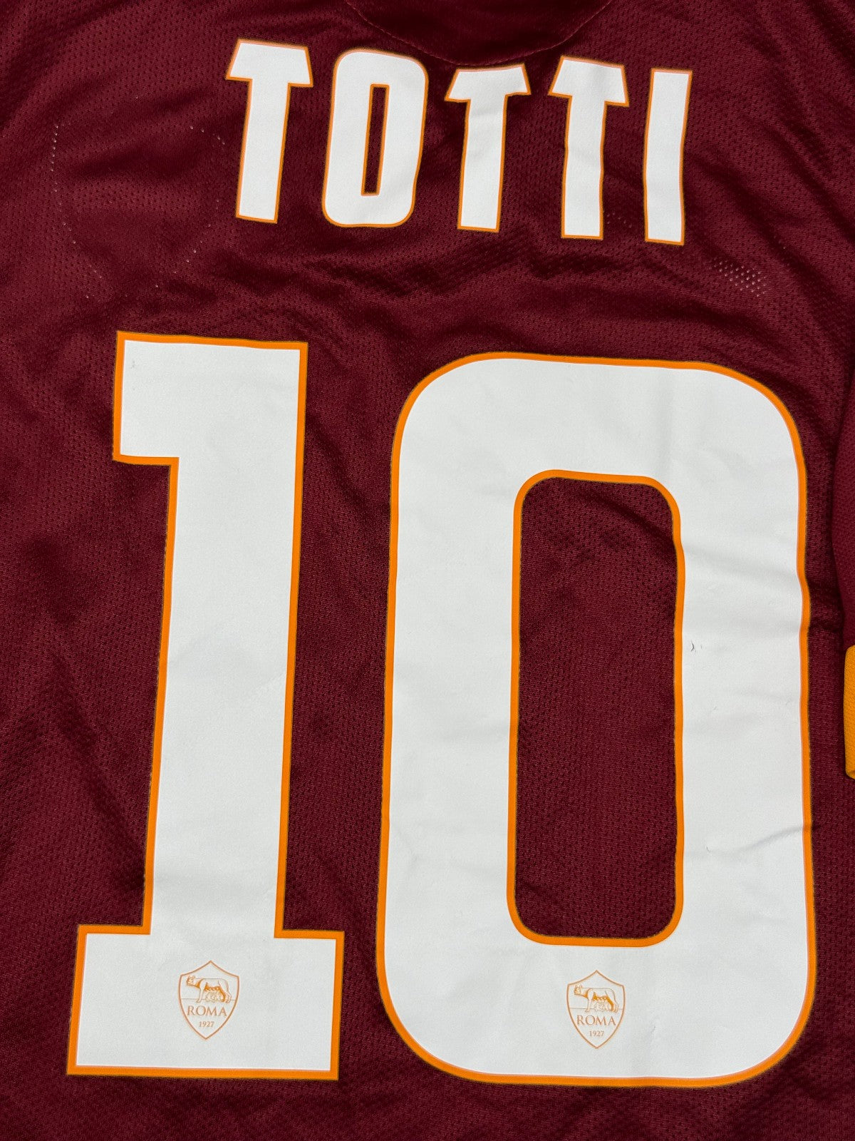 maglia calcio vintage AS Roma player issue TOTTI 2014 2015 Nike authentic