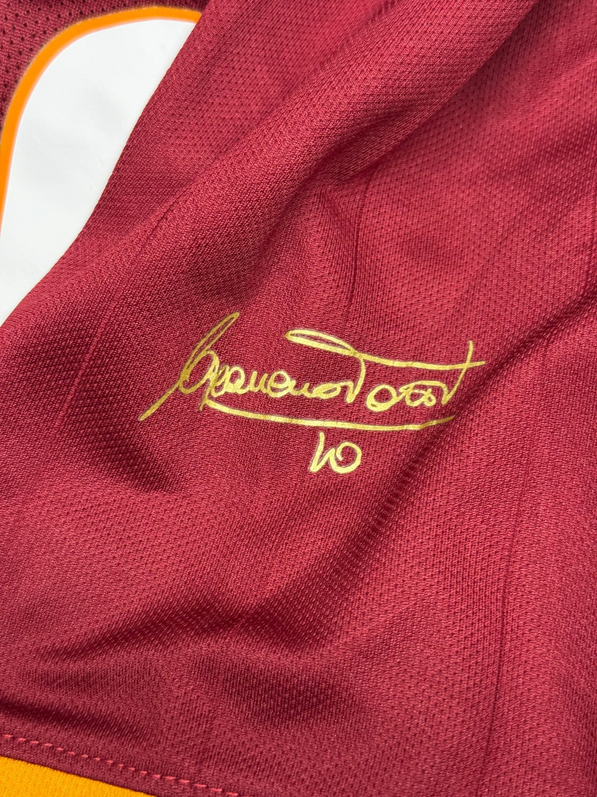maglia calcio vintage AS Roma player issue TOTTI 2014 2015 Nike authentic