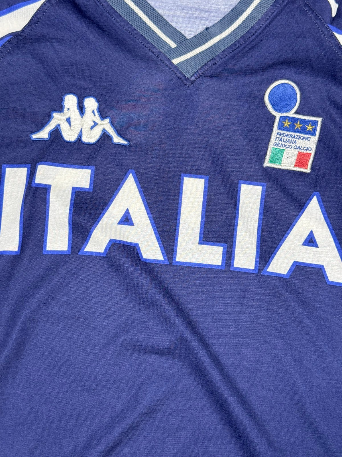 maglia calcio vintage italia training Kappa shirt EURO 2000 Totti Del Piero