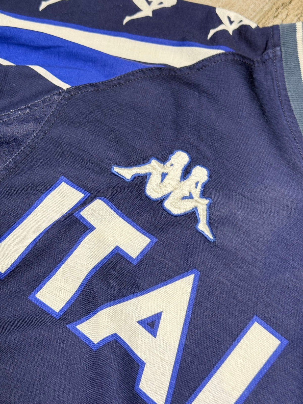maglia calcio vintage italia training Kappa shirt EURO 2000 Totti Del Piero