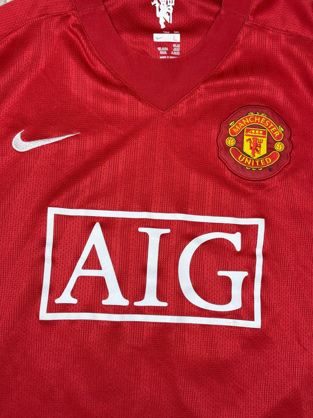 maglia manchester united Giggs #11 2007 2008 AIG L Champions League