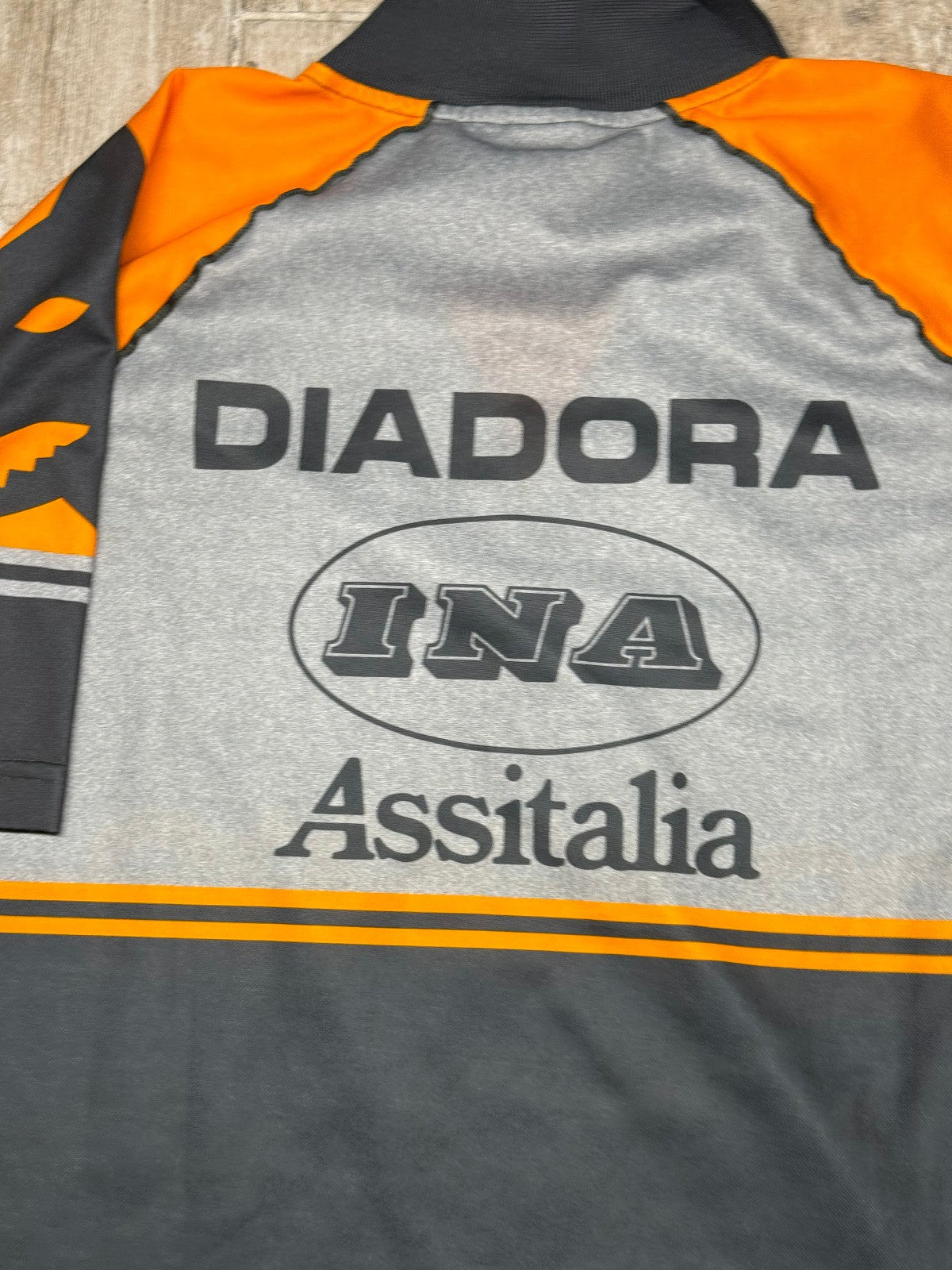 Maglia As roma shirt Jersey training Diadora Ina Assitalia 1997 1998 XL TOTTI