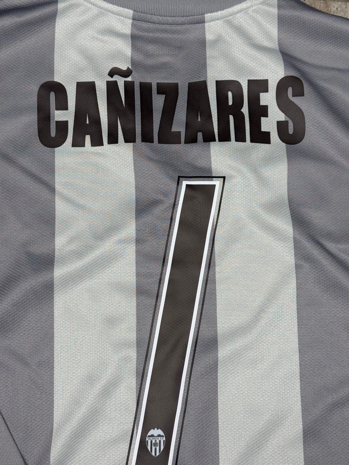 maglia calcio vintage Valencia CANIZARES Player Issue LFP 2007 2008 Nike Toyota