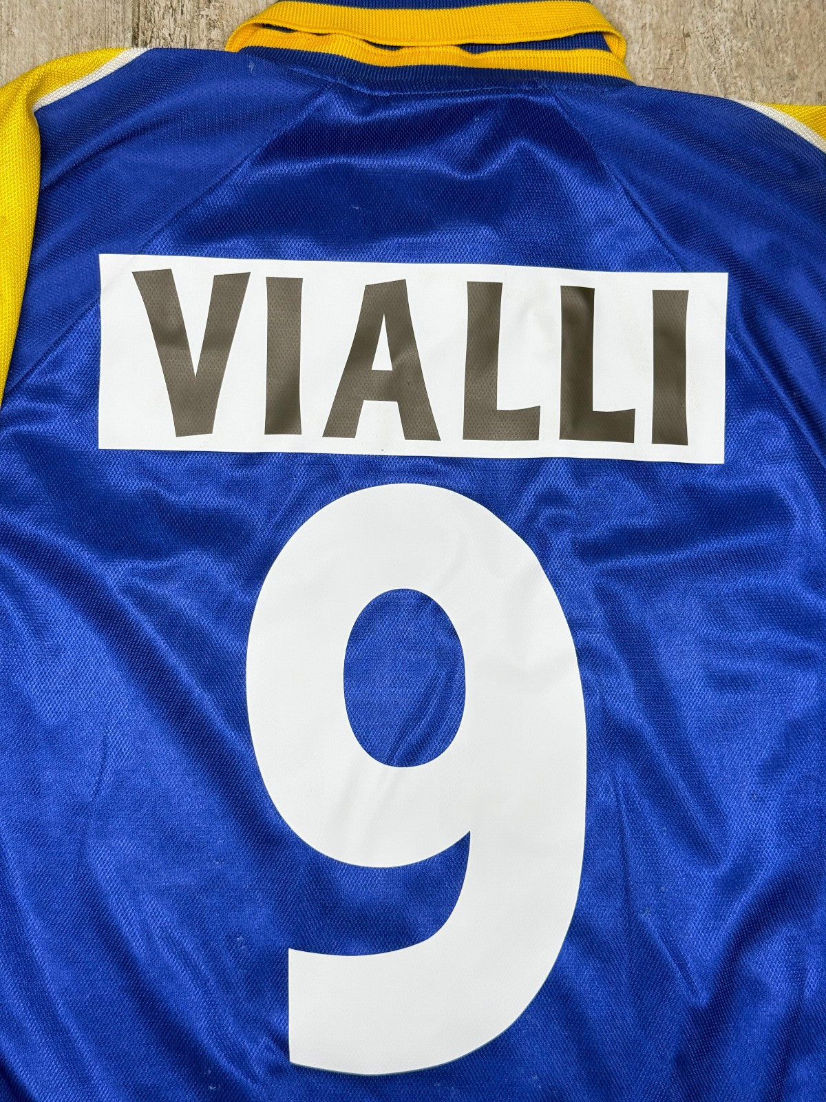 maglia calcio Vialli Juventus Kappa vintage 1995 1996 SONY Home Final Champions