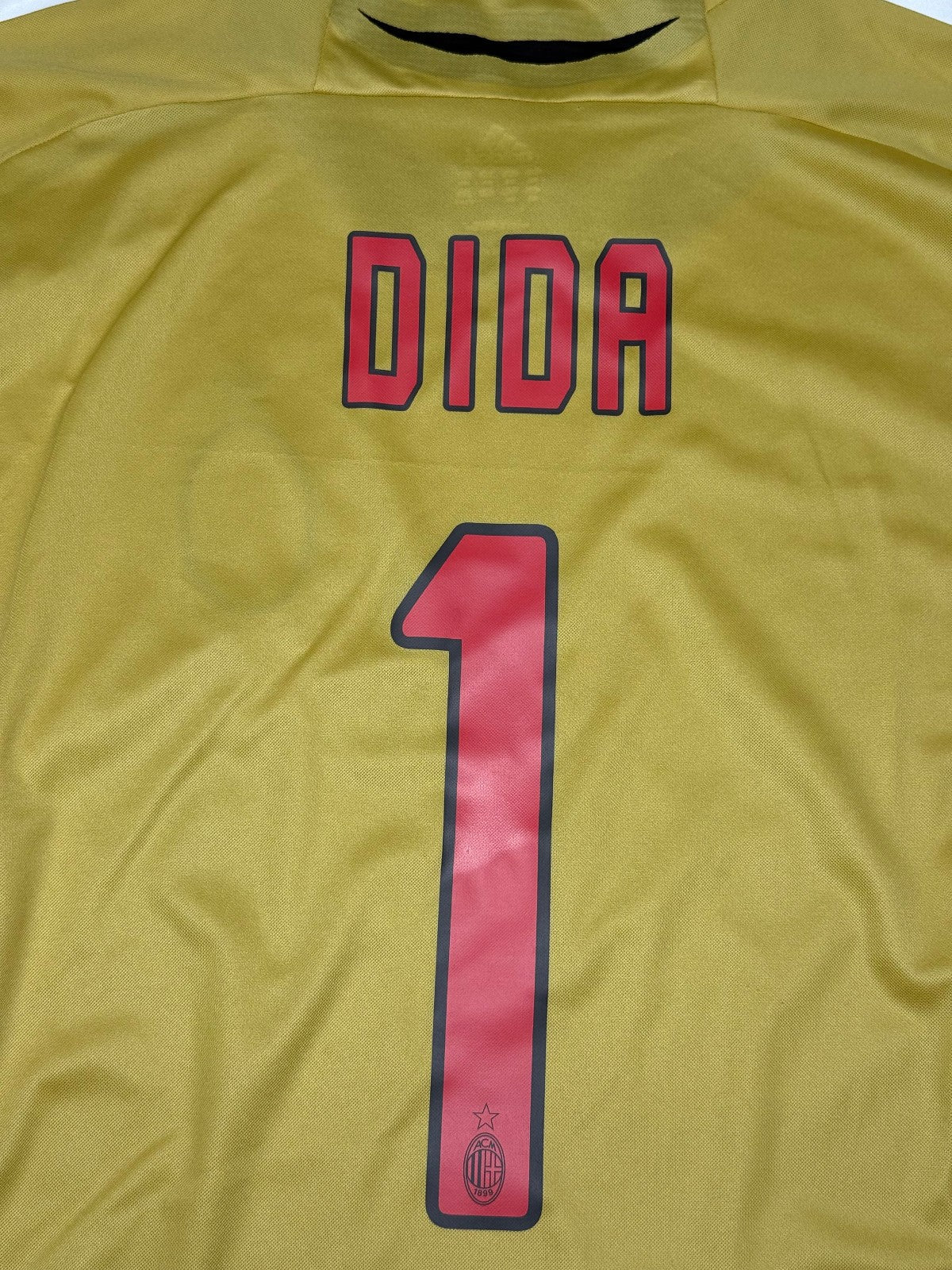 maglia calcio Dida AC Milan 2005 2006 Bwin Adidas FORMOTION Player goalkeeper XL