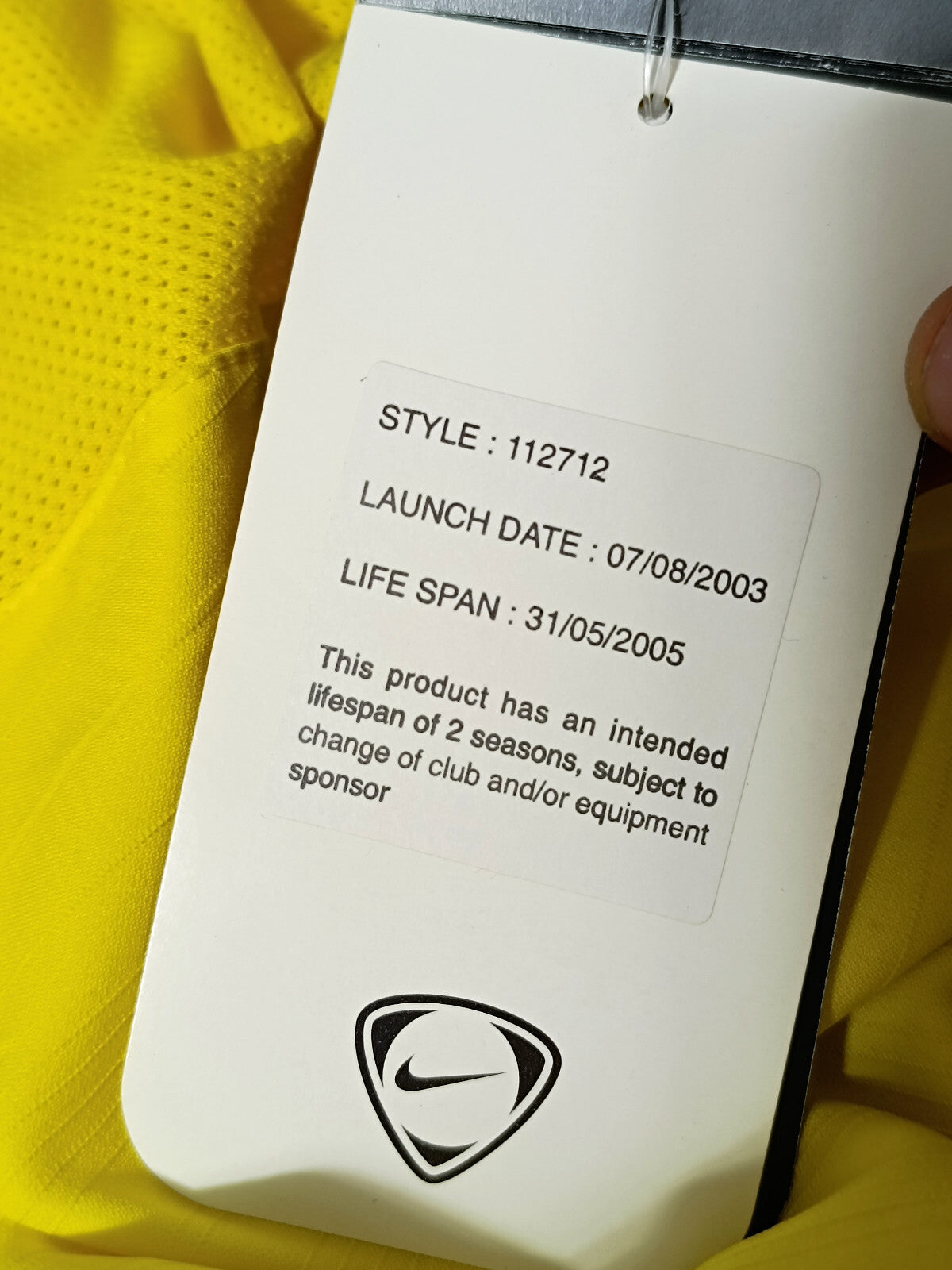 maglia henry Arsenal vintage Nike 2003 2004 Invicibles O2 M *NEW* Premier