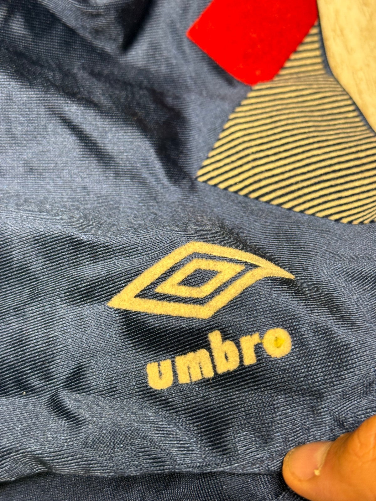 vintage umbro England Gascoigne World Cup 1990 italy shorts L/XL deadstock