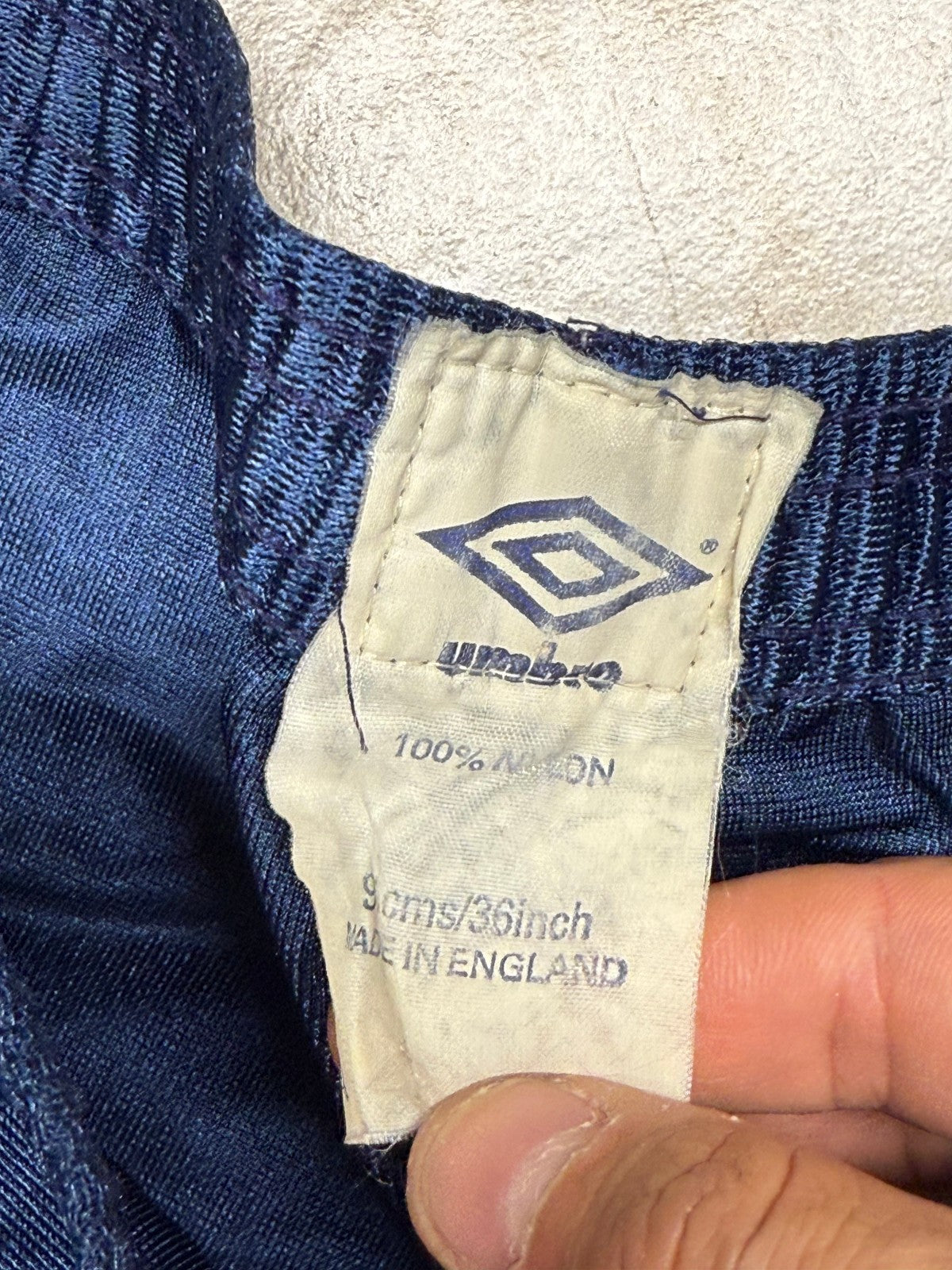 vintage umbro England Gascoigne World Cup 1990 italy shorts L/XL deadstock