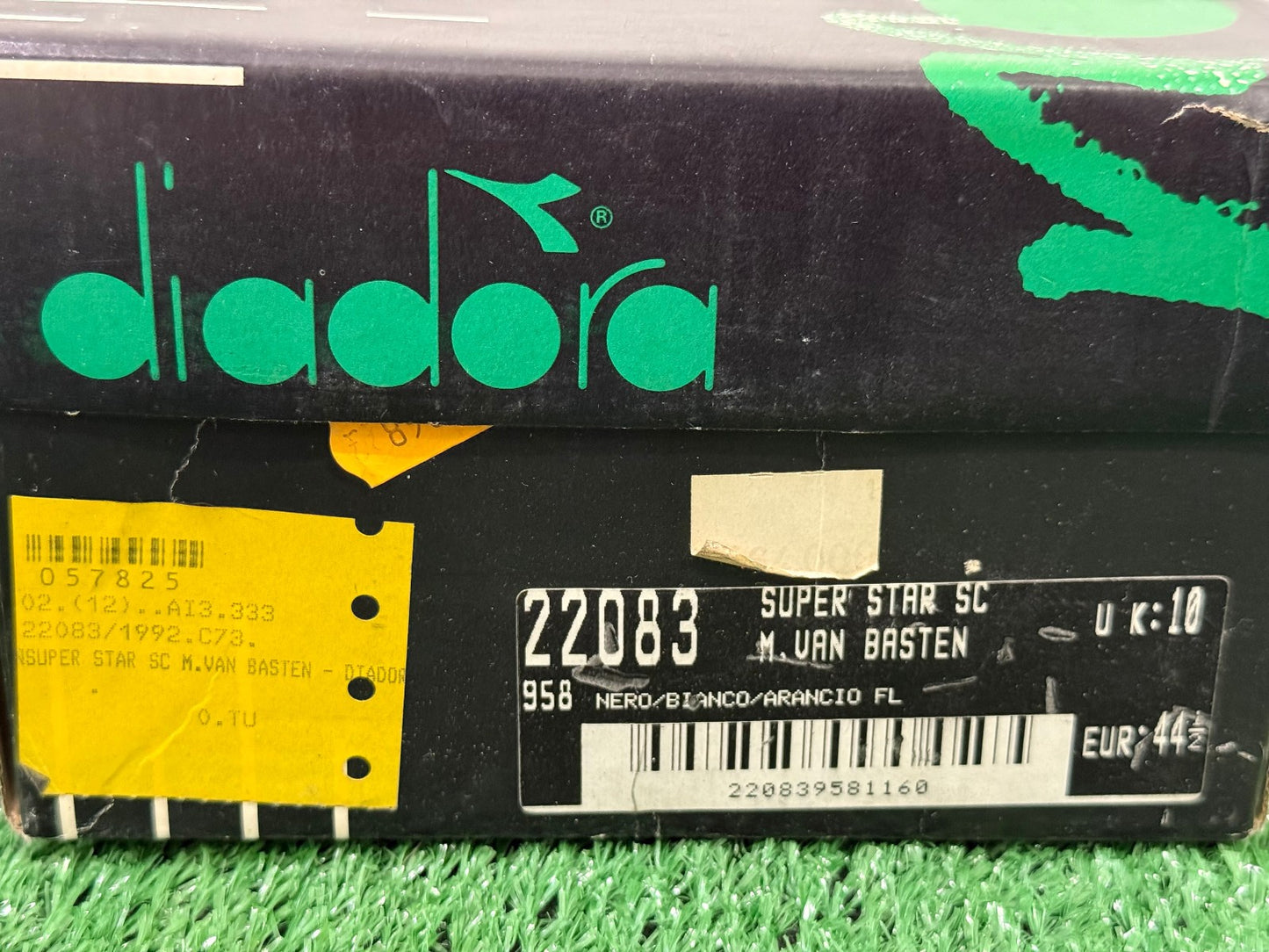 vintage diadora vintage MARC VAN BASTEN Super STAR 1991-92 MILAN football shoes