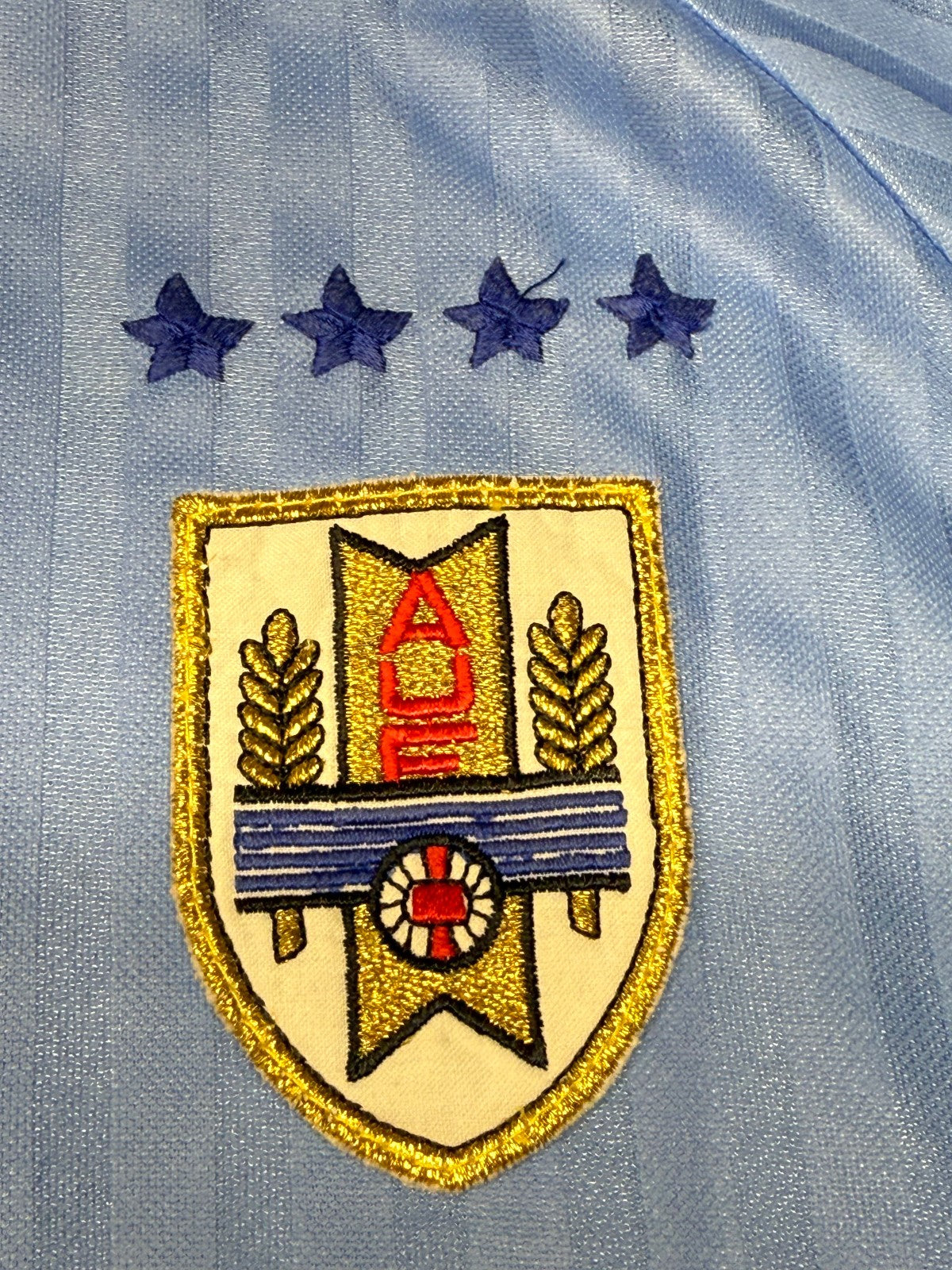maglia calcio vintage Uruguay Francescoli ENNERRE shirt 1990 home L