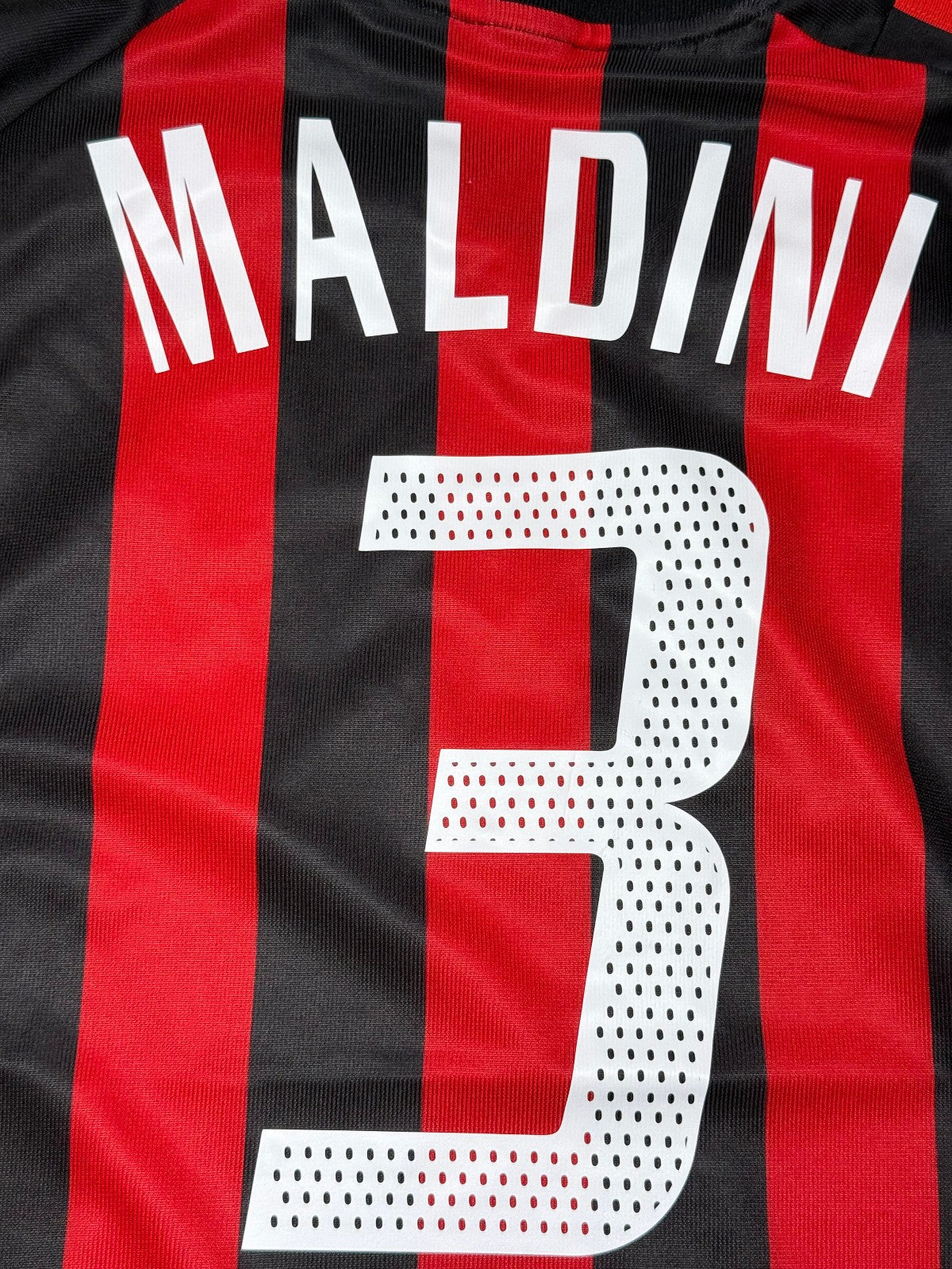 maglia calcio vintage AC Milan MALDINI Adidas 2002 2003 Opel Climalite XL