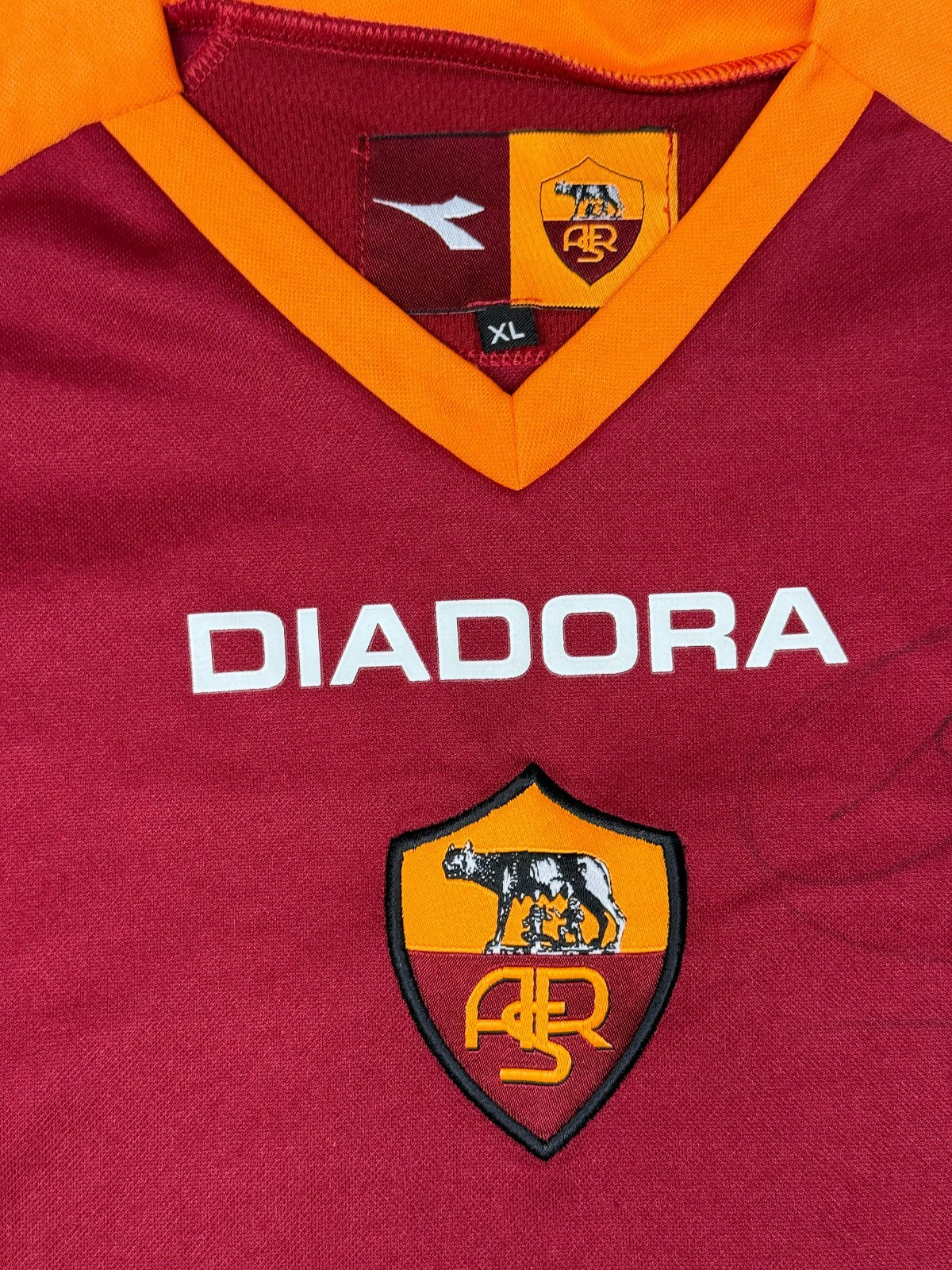 maglia calcio vintage roma Totti 2006 2007 Diadora Ufficiale Serie A XL home