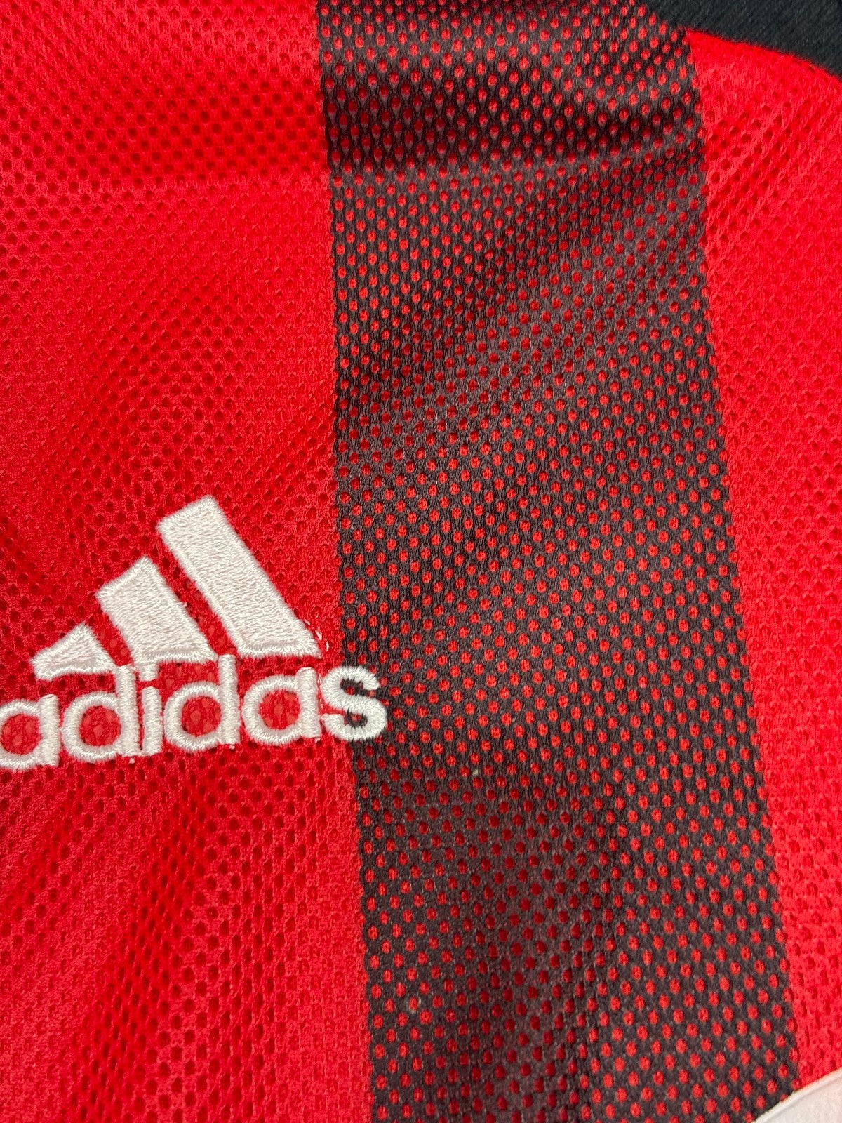 maglia calcio vintage AC Milan MALDINI Adidas 2002 2003 Opel Climalite XL