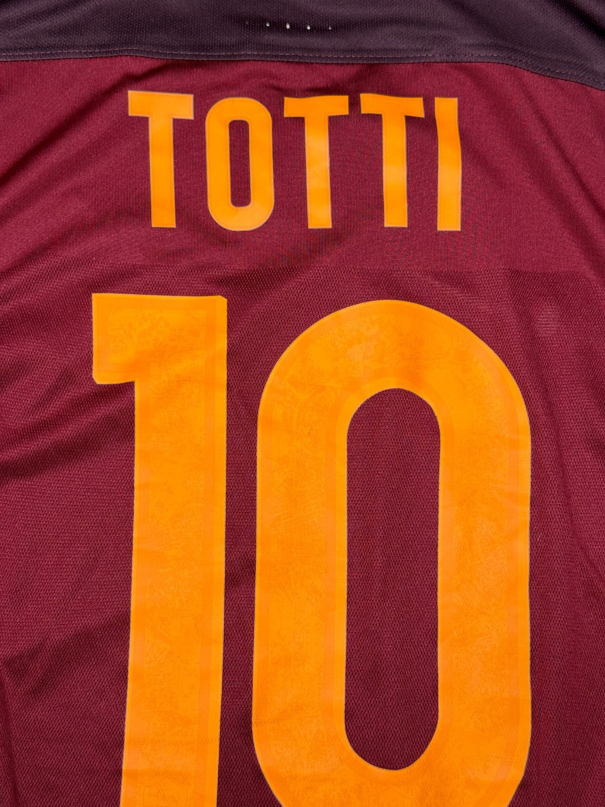 maglia calcio vintage AS Roma TOTTI Nike 2015 2016 Uefa UCL PRO VERSION VAPOR M