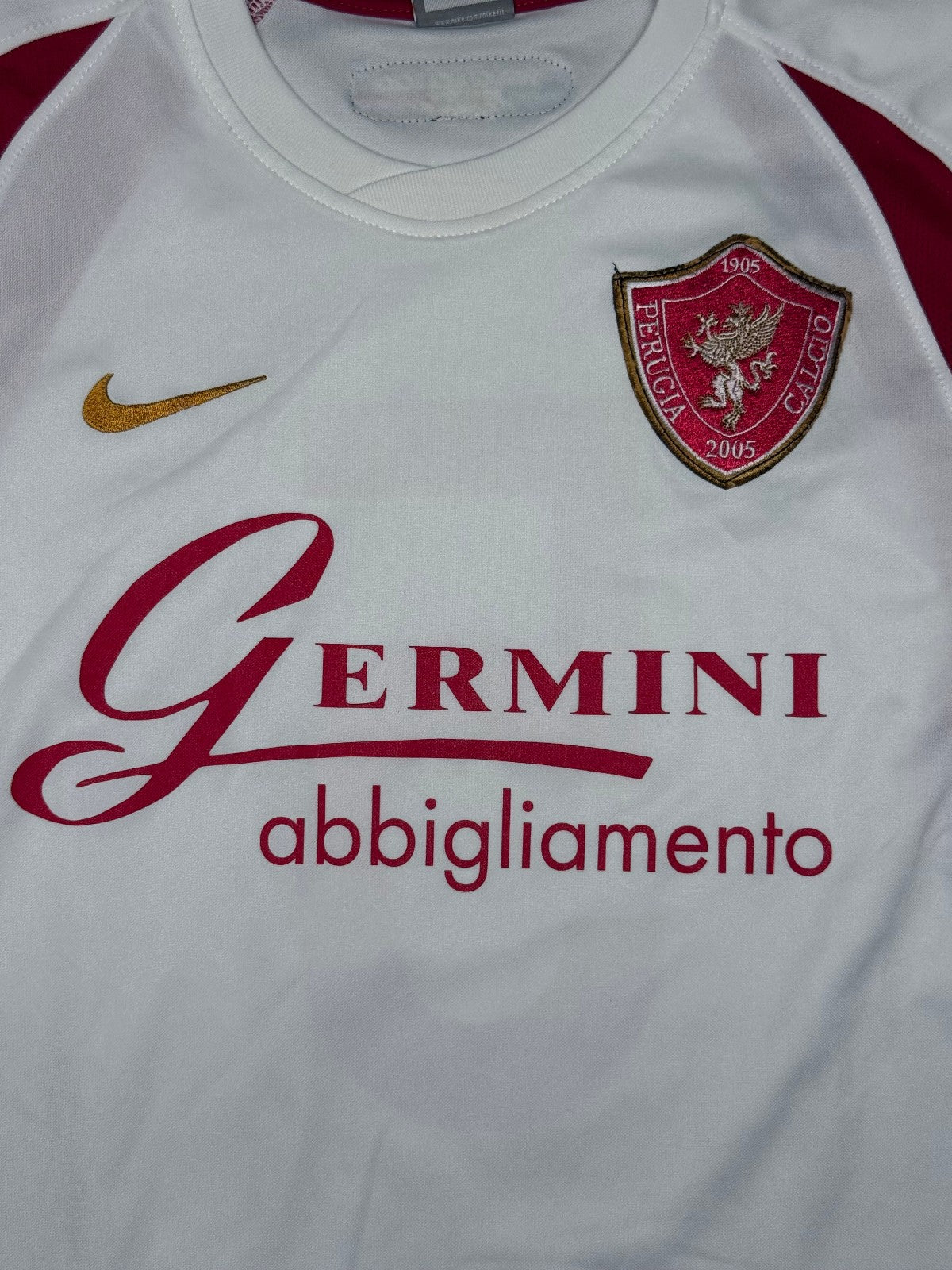 maglia calcio vintage Perugia Nike 2006 2007 away shirt jersey maillot trikot
